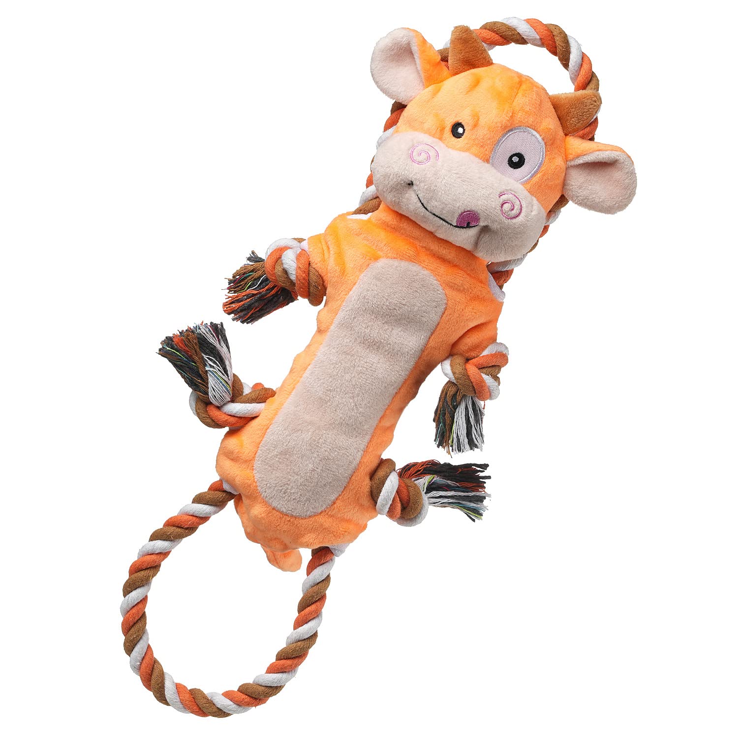 Sedioso Dog Toys, Tug Of War Dog Toy For Large Breed, Cute Squeaky Interactive Dog Toys With Crinkle Paper, Plush Dog Chew Toys