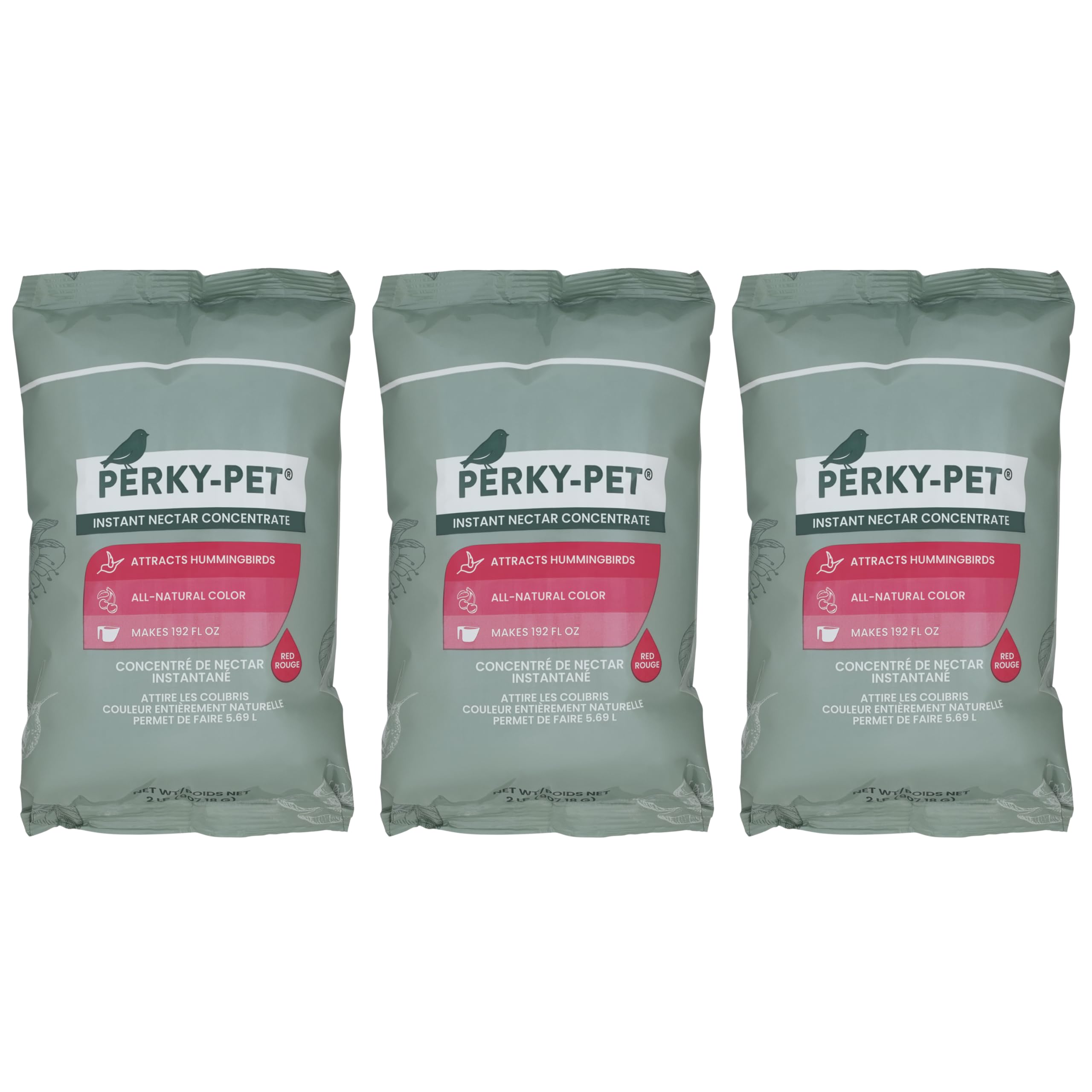 Perky Pet 244-3 Red 3 Pack 244SFB Original Instant Hummingbird Nectar Concentrate