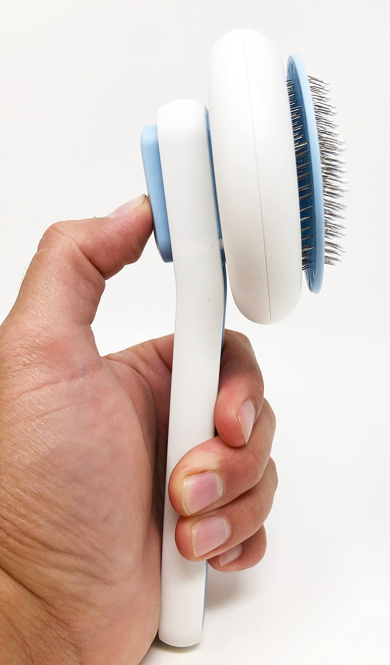 Pet Life ® 'Concepto' Modern Bristle Grooming Pet Deshedder Comb