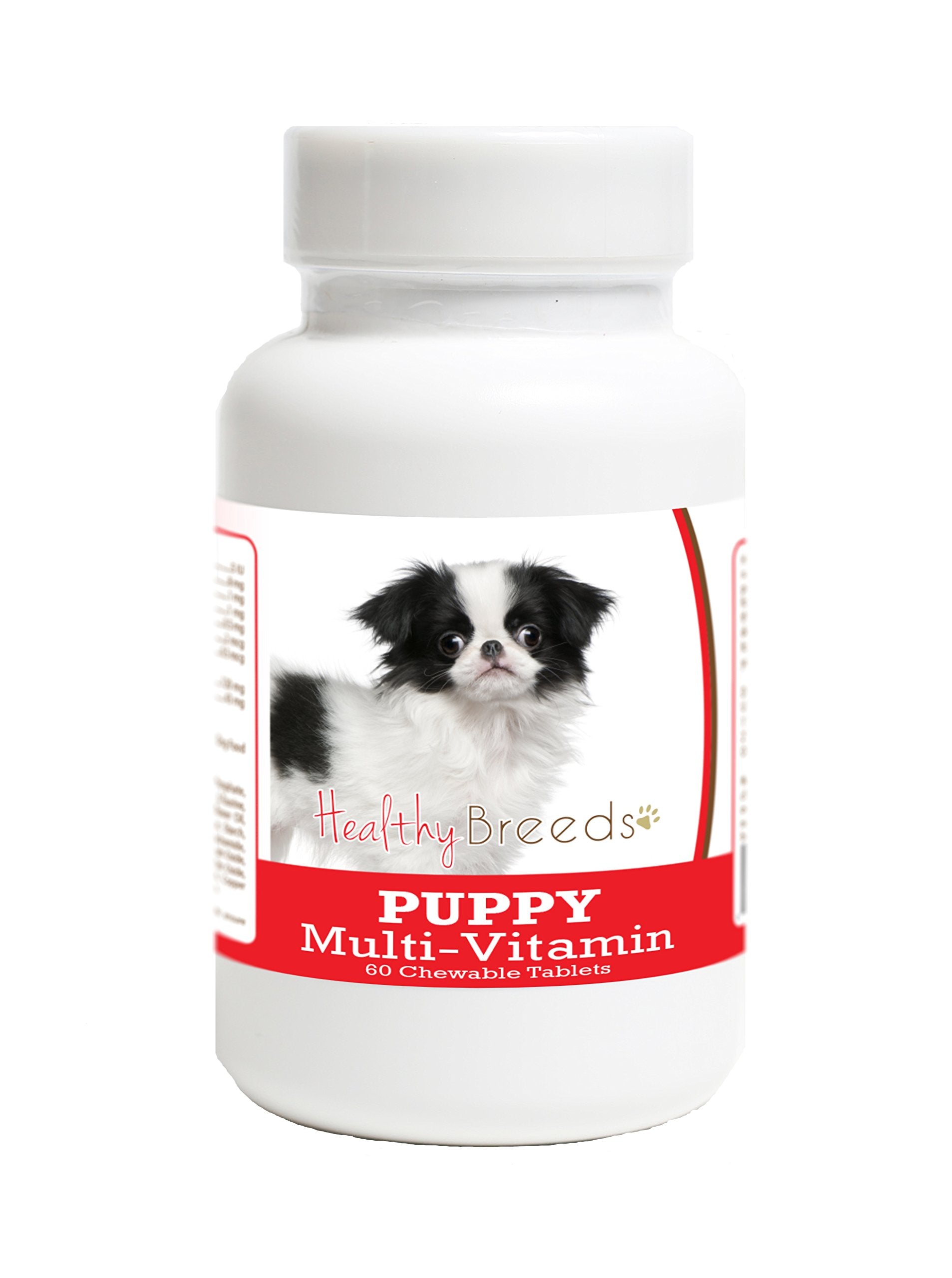 Healthy Breeds Japanese Chin Puppy Dog Multivitamin Tablet 60 Count