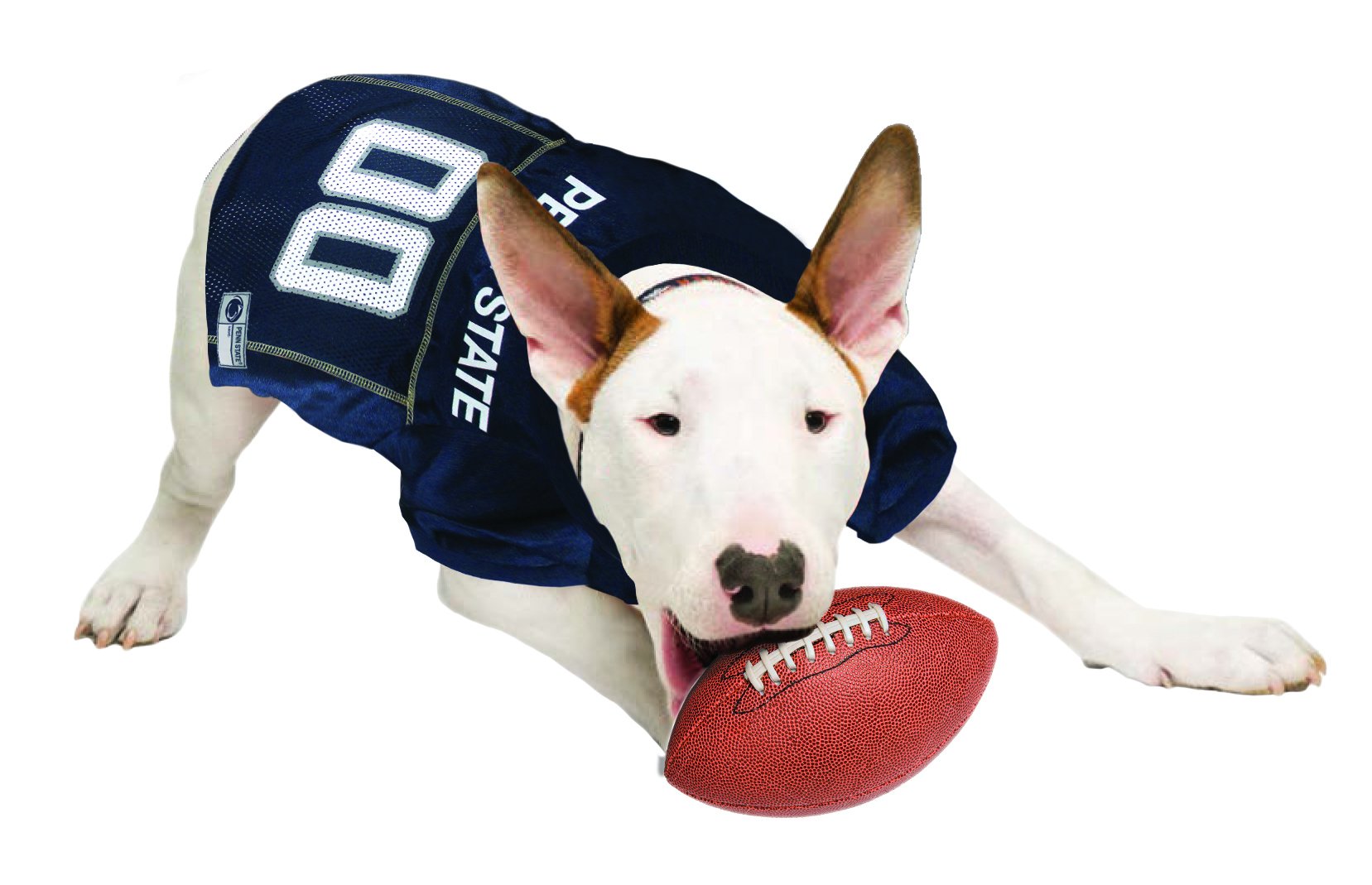 Pets First NCAA College Penn State Nittany Lions Mesh Jersey for DOGS & CATS, XX-Large. Licensed Dog Jersey with your Favorite F