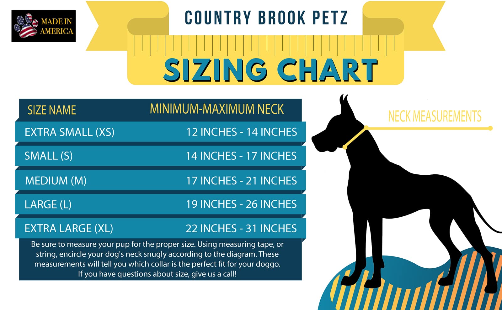 Country Brook Petz - Made In The Usa - Durable Nylon Martingale With Deluxe Buckle - 30+ Vibrant Color Options (Orange, 5/8 Inch, Extra Small)