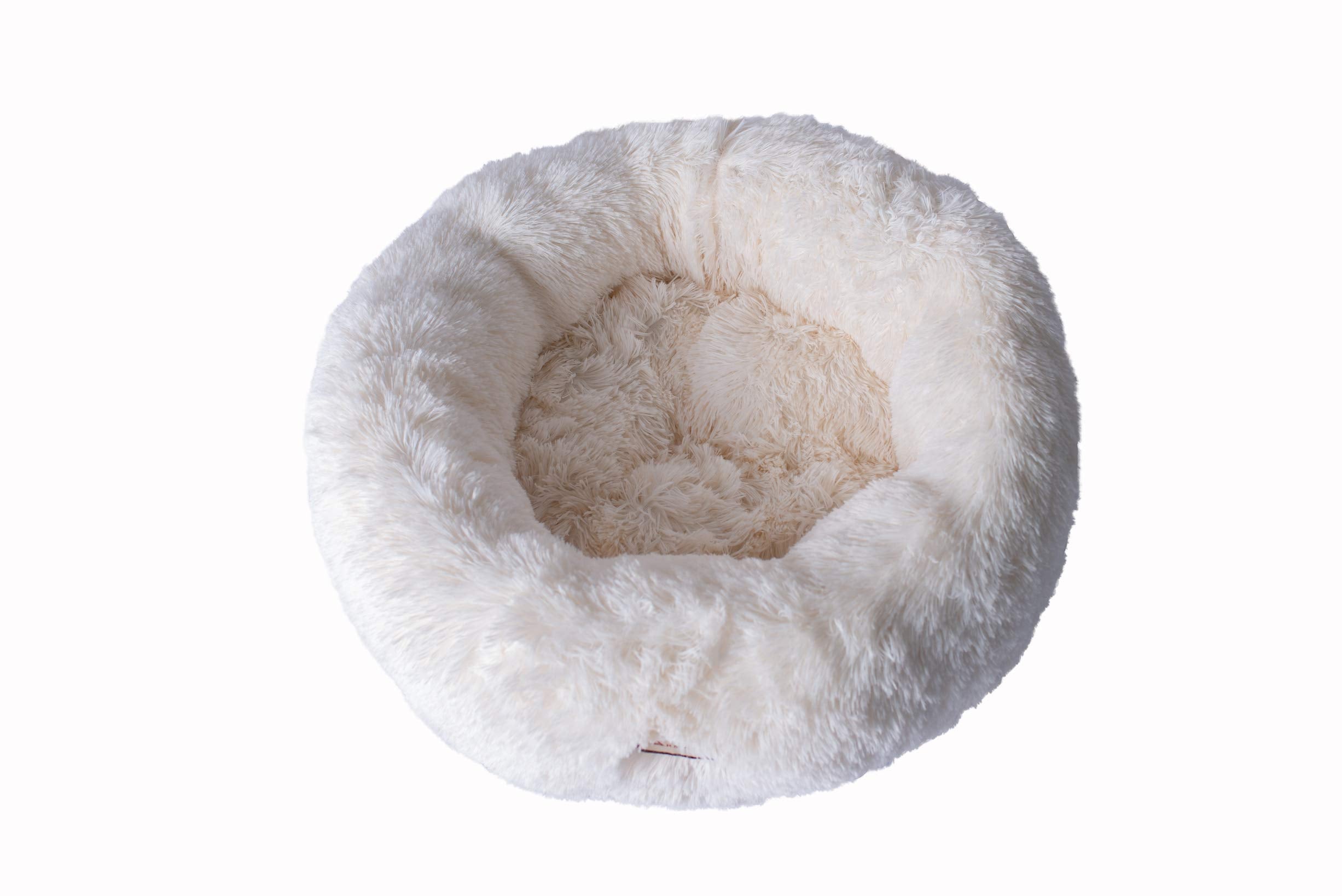 Armarkat Cuddle Bed Model C70NBS-M, Ultra Plush and Soft, White