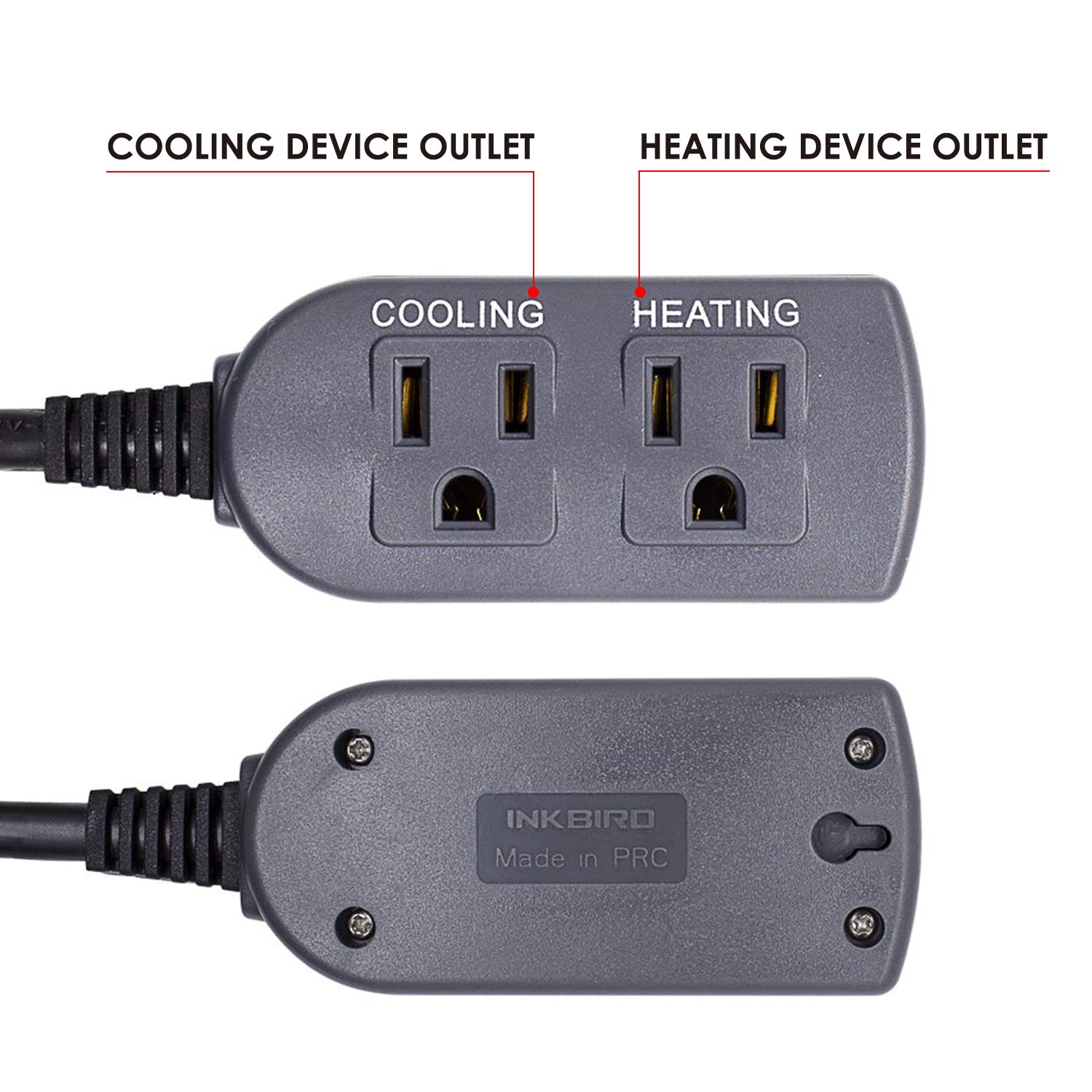 Inkbird ITC-308S Aquarium Heating and Cooling Dual Stage Temperature Controller Freshwater Saltwater Aquarium Tropical Fish Orna