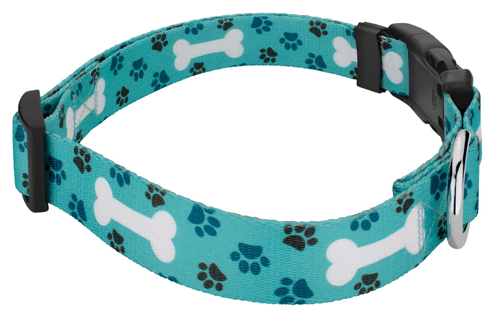 Country Brook Design - Oh My Dog Deluxe Dog Collar - Made In The U.S.A. - Dog'S Life Collection Featuring Playful Designs (1/2 I