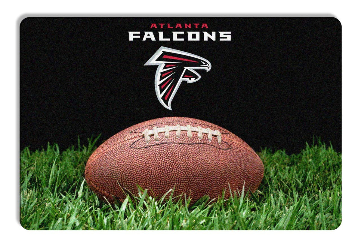 Nfl Atlanta Falcons Classic Football Pet Bowl Mat, Large