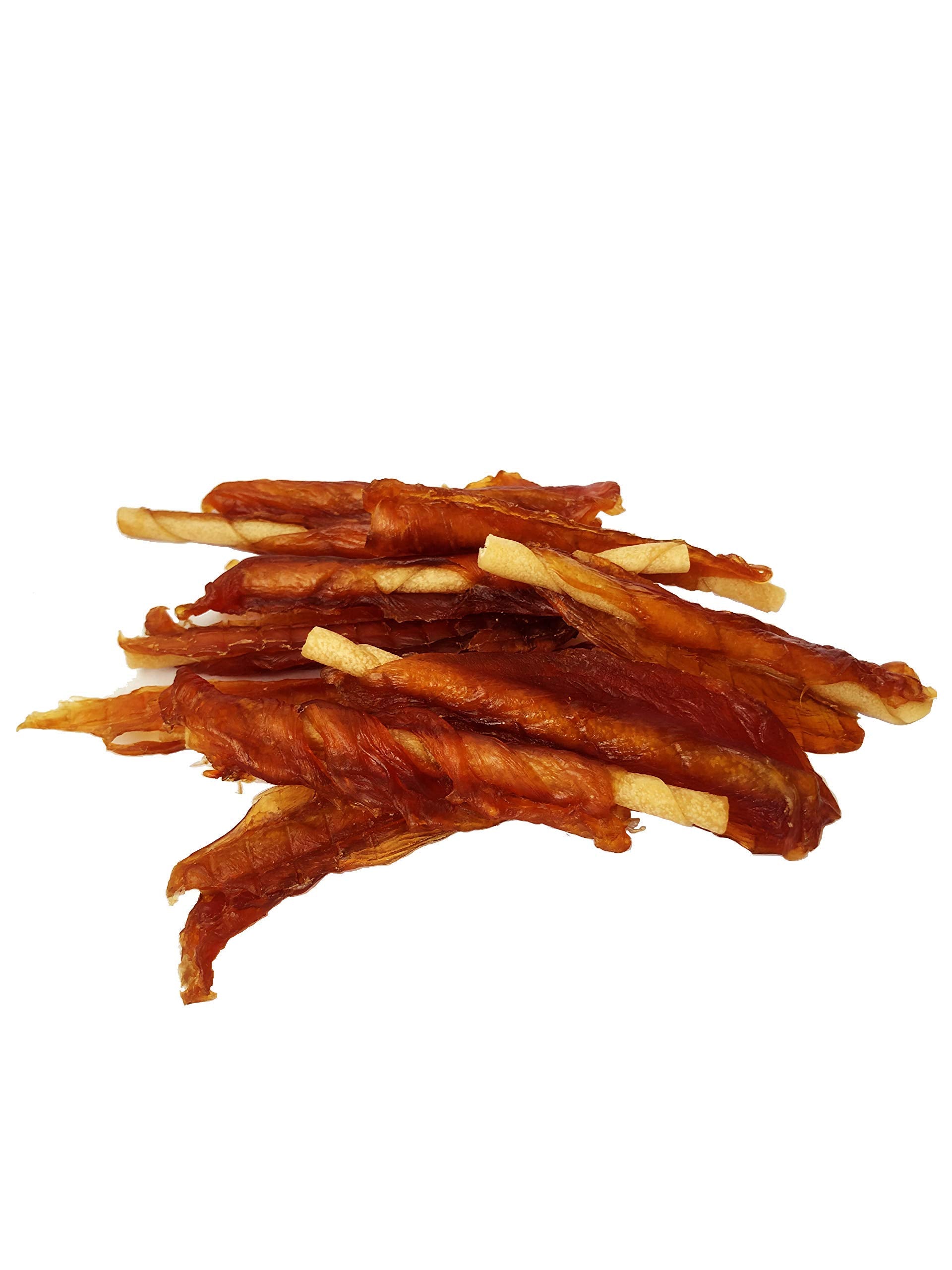 Renas Recipe Chicken Fillet Sticks (8 Count) Rawhide Free Chicken Fillet Wrapped Chews with Glucosamine for Joint Health