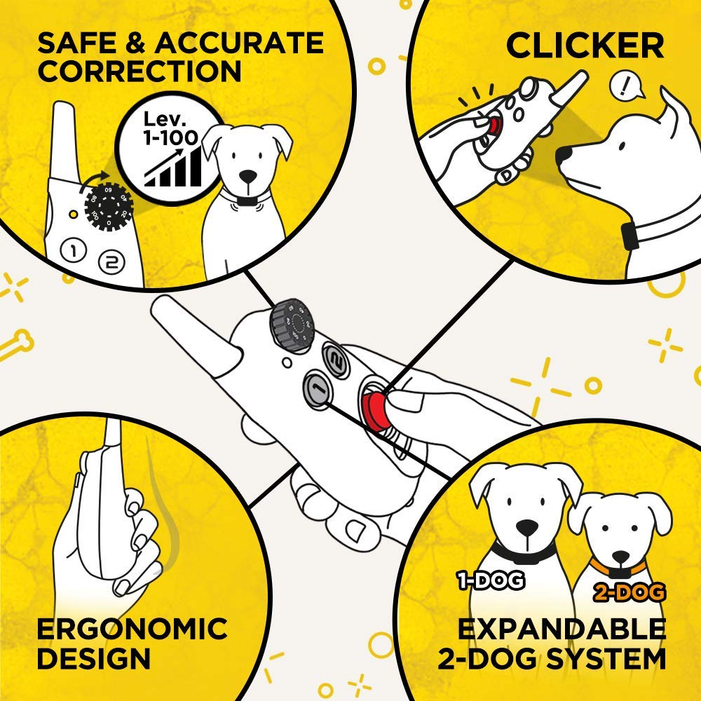 Dogtra iQ CLiQ Replaceable Battery Conductive Plastic Contact Points Ultra - Compact Dog Training E-Collar -Like New