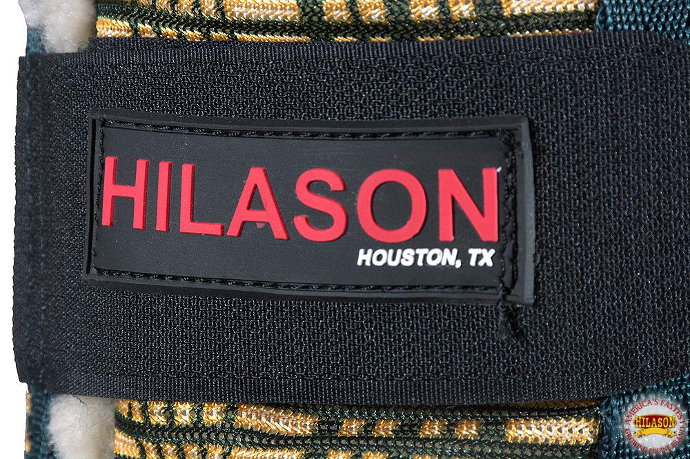 HILASON Large Horse Fly Boots Uv Protection Fleece Lined 4 Pack Plaid | Leg Boot Shoofly Leggings for Horses Hoof Boot Splint