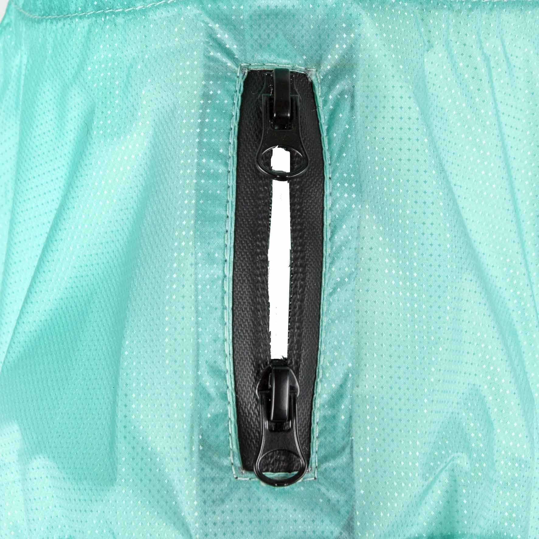 Dog Helios Torrential Shield Adjustable and Waterproof Dog Raincoat Poncho, XL, Green