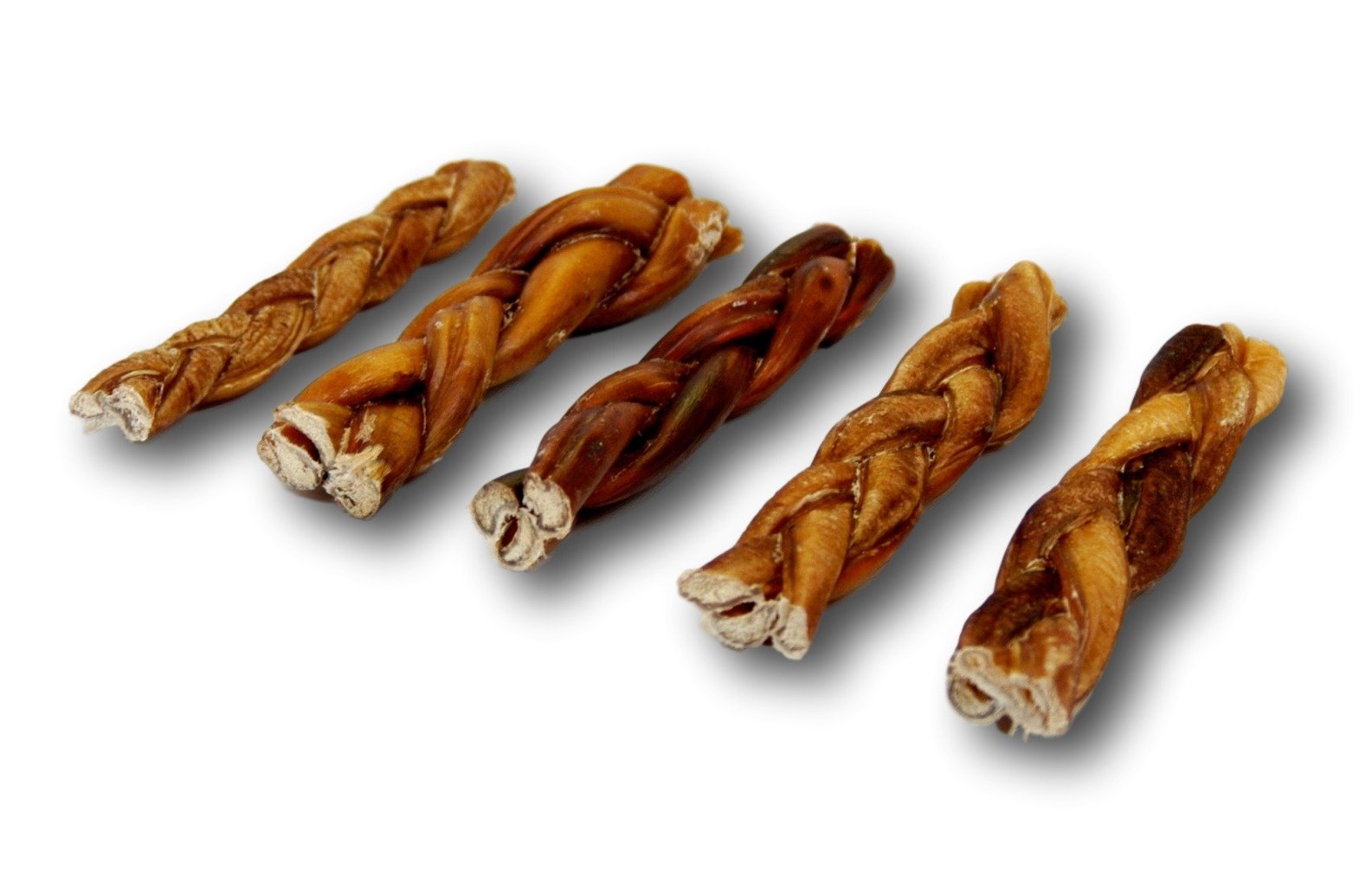 Top Dog Chews - 6 & 12 Braided Bully Sticks (10 Pack), 100% Natural Beef Pizzle Sticks, Long-Lasting Dog Chews, Healthy, Protein