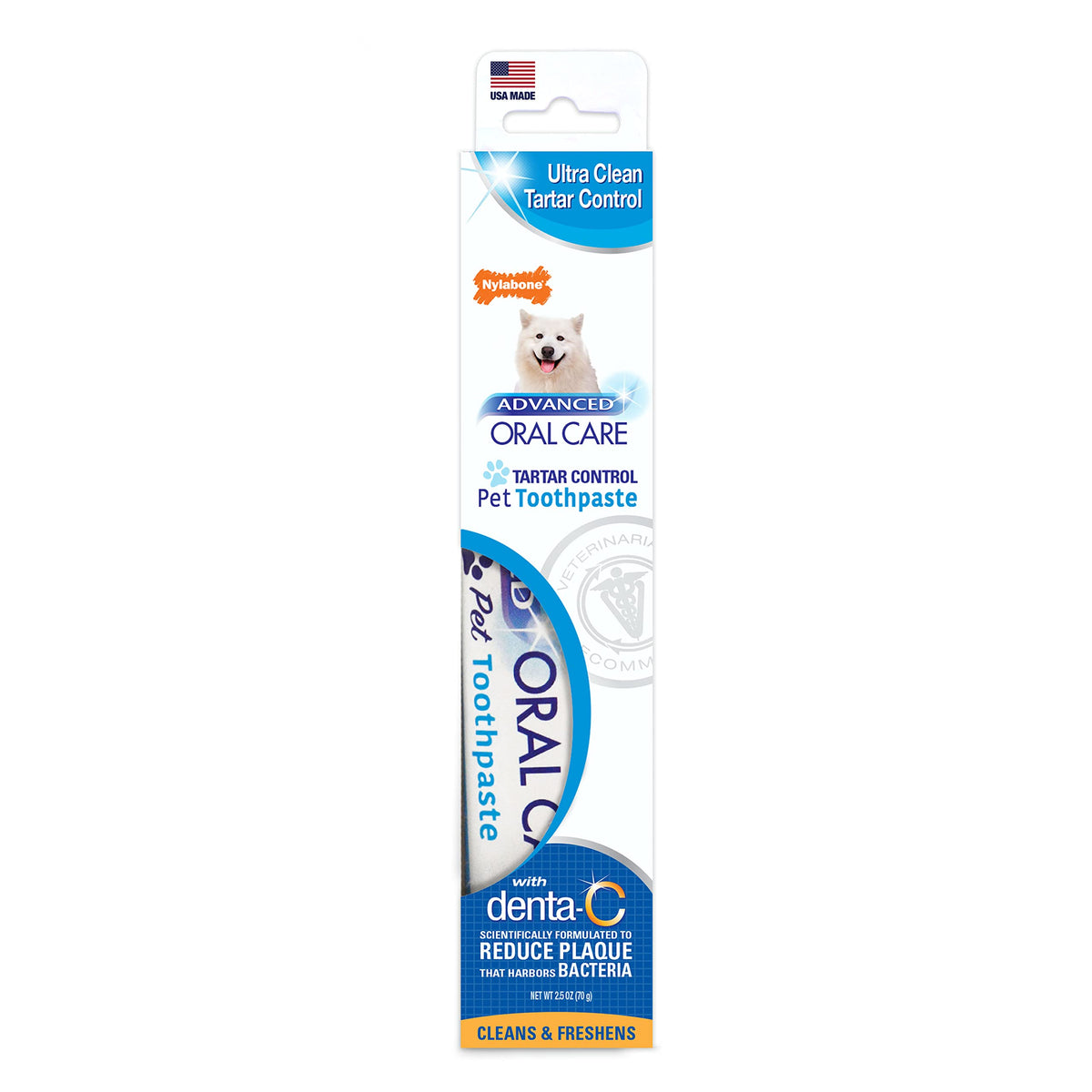Nylabone Advanced Oral Care Tartar Control Dog Toothpaste Original 2.5 Oz. (1 Count)