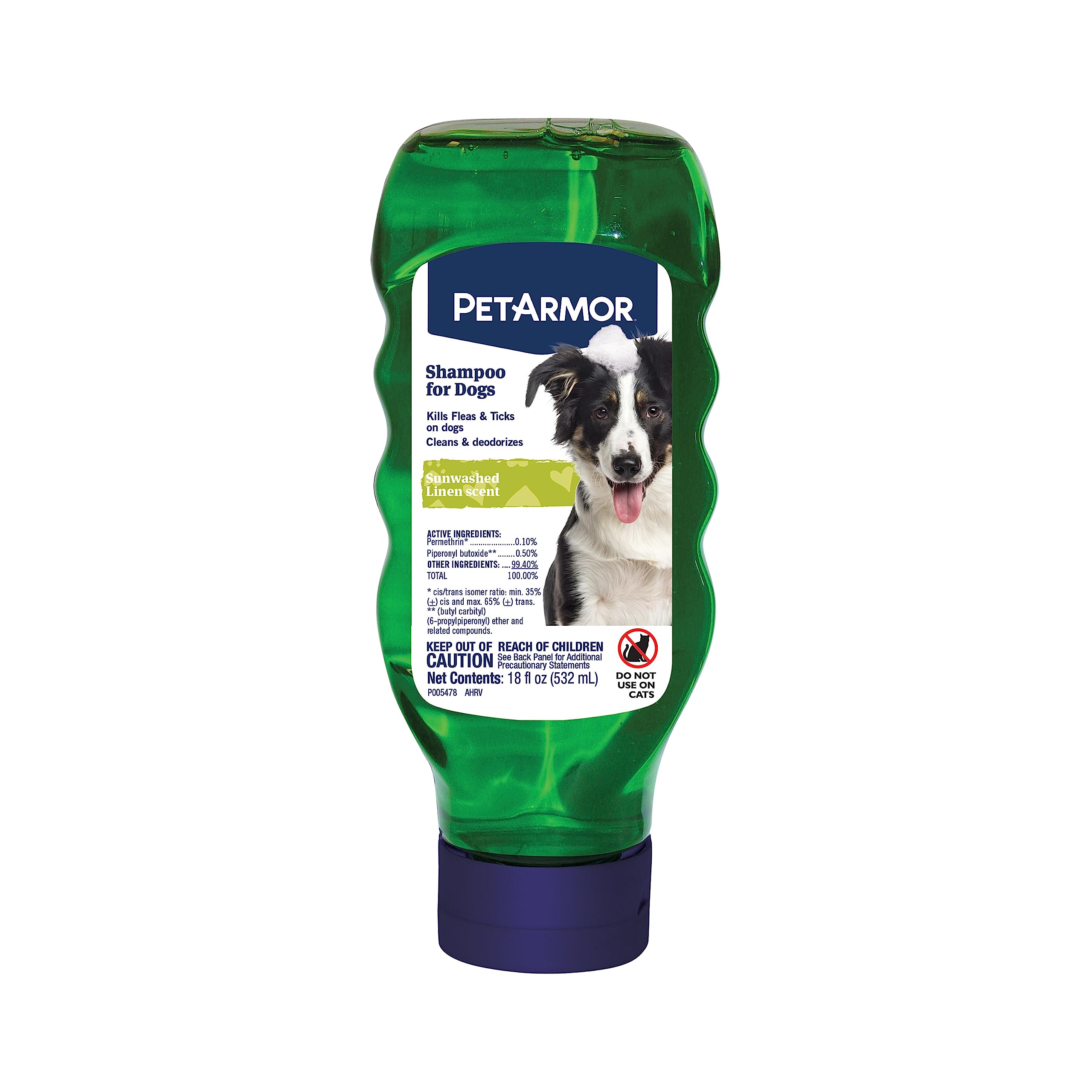 PetArmor Flea and Tick Shampoo for Dogs Sunwashed Linen Scent