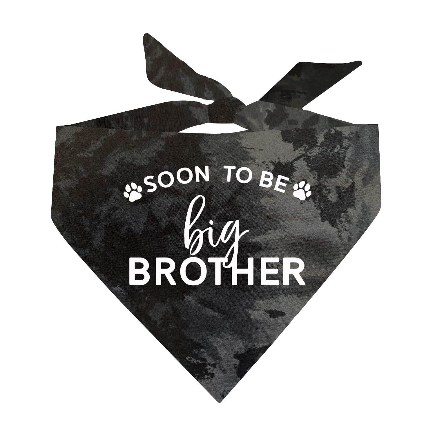 Soon To Be Big Brother Dog Bandana | 100% Cotton Triangle | Made In Usa | Pregnancy Announcement Photoshoot Prop | New Baby | Ti
