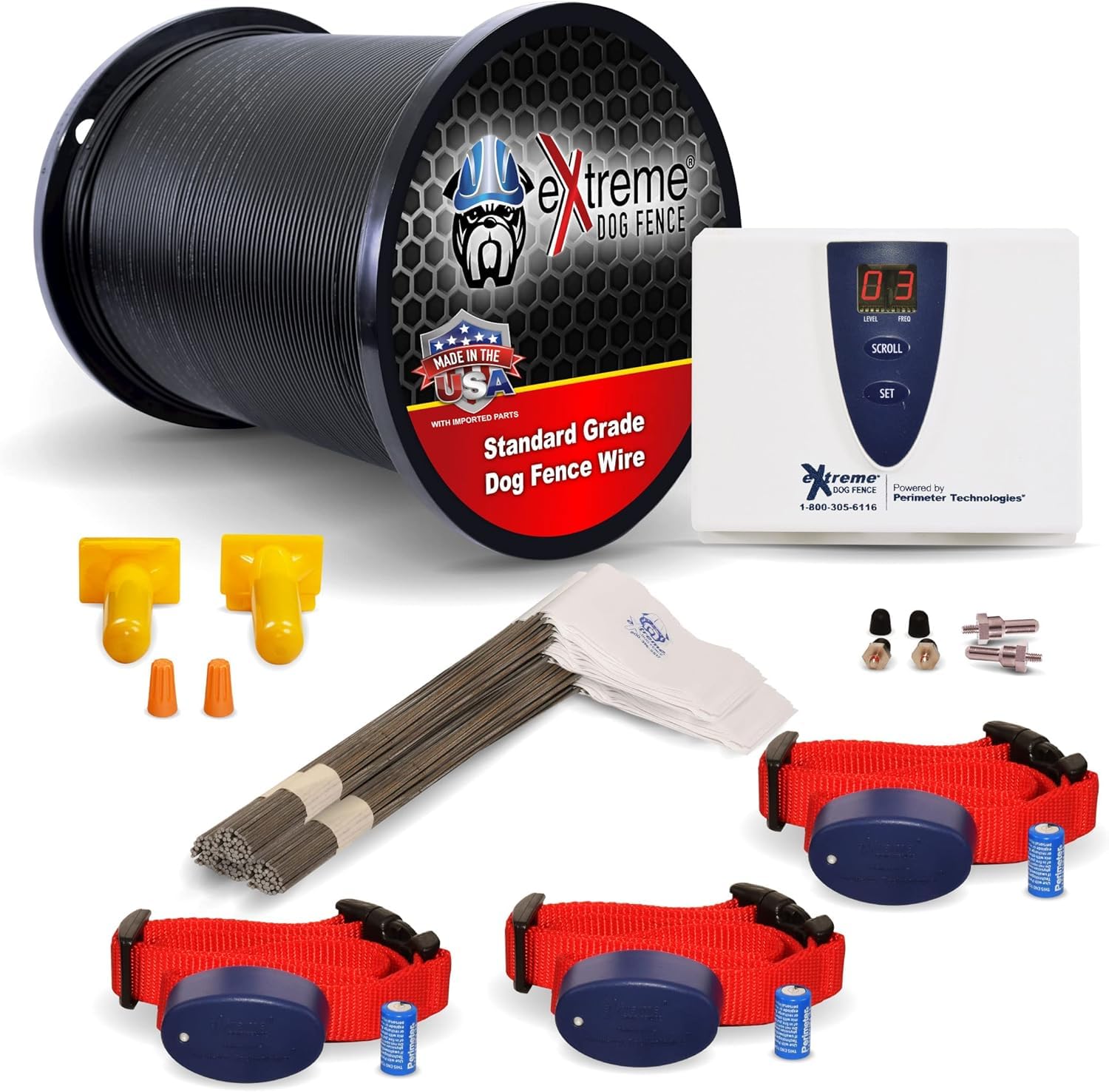 Underground Electric Dog Fence Premium - Standard Dog Fence System For Easy Setup And Superior Longevity And Continued Reliable 