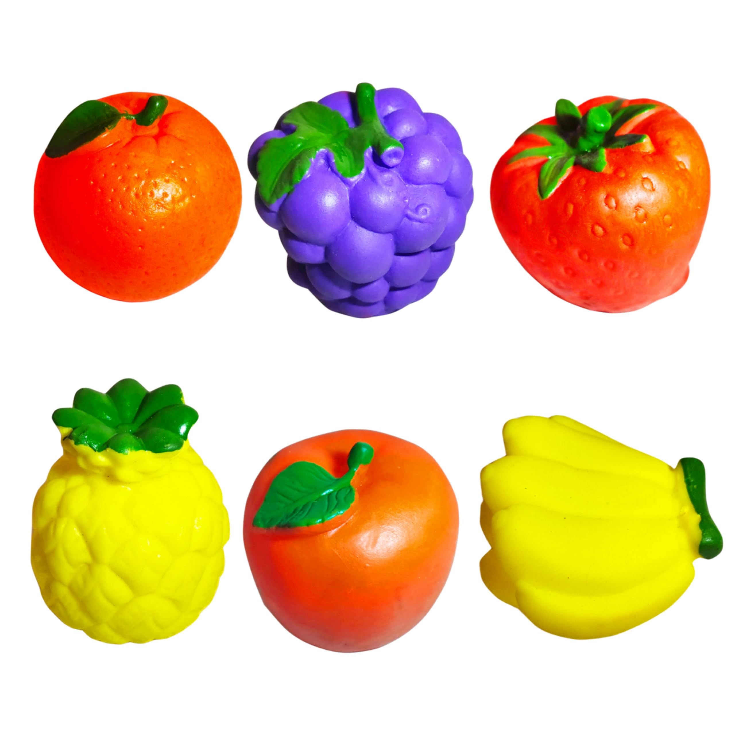 Squeaky Plush Dog Toys, 6 Pack, Durable Chew Toys for Puppy, Soft Stuffed Interactive Toys, Plush Squeaks Chew Toys for Small Me