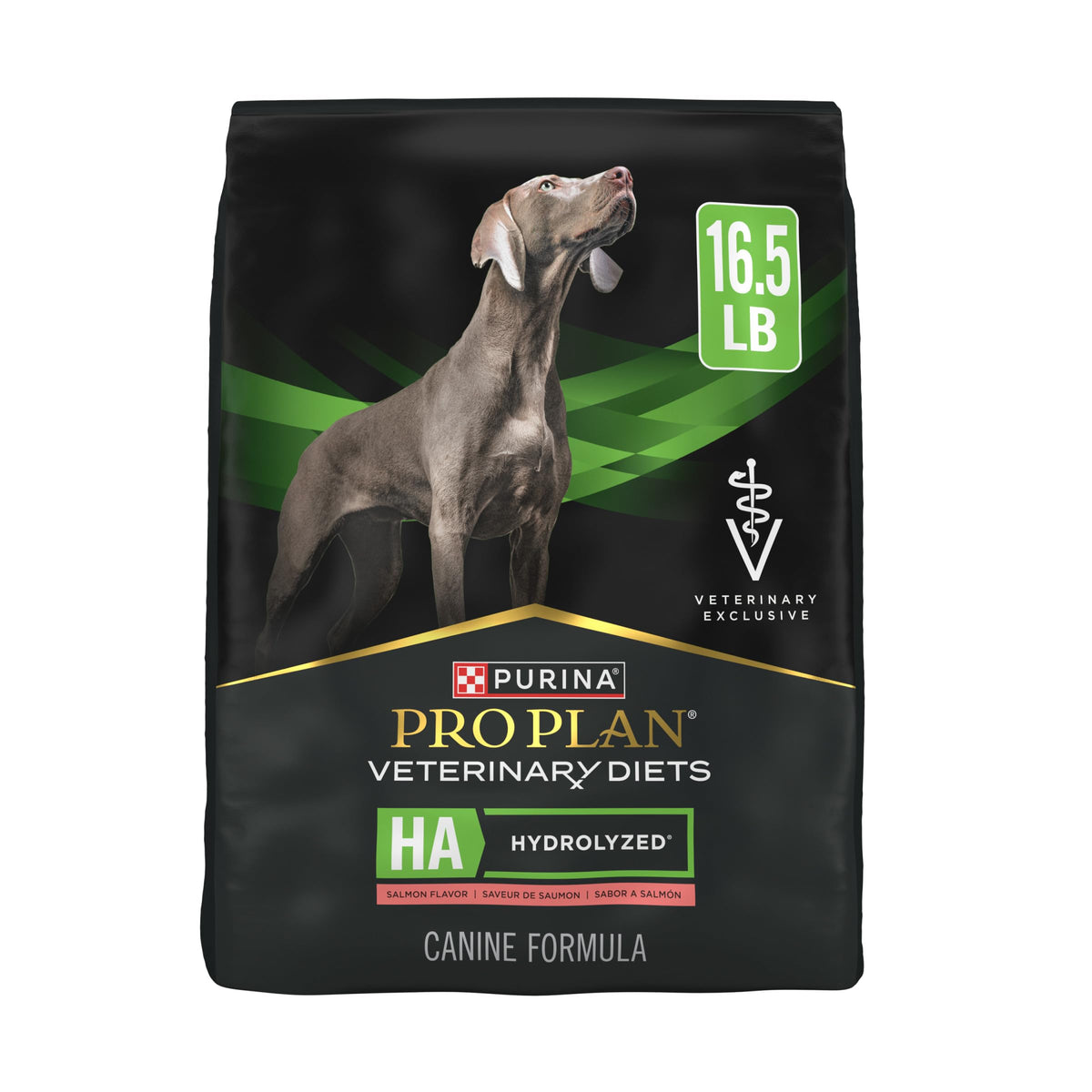 Pro Plan Veterinary Diets Purina Ha Hydrolyzed Protein Dog Food Dry Salmon Flavor Formula - 16.5 Lb. Bag