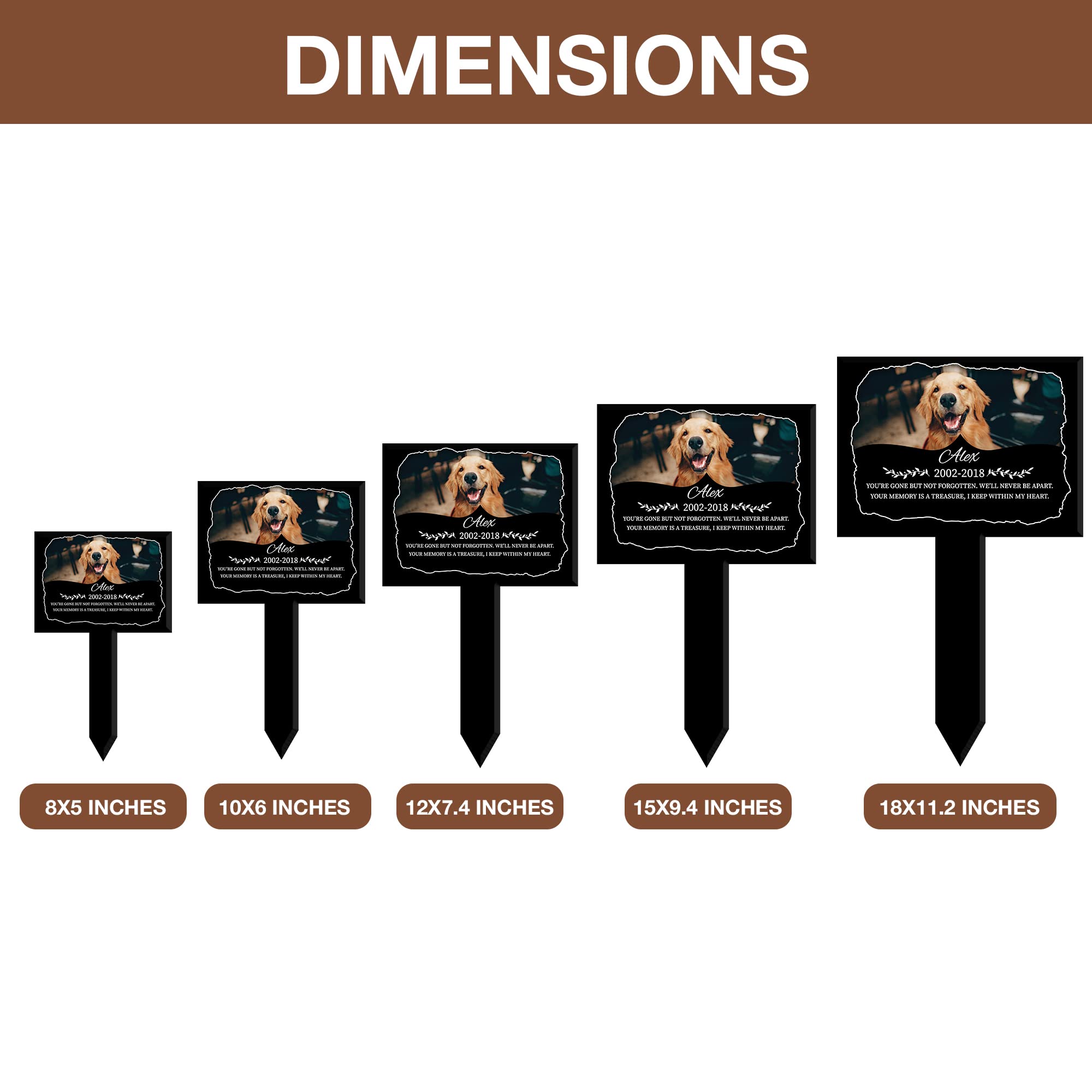 Bfigift Customized Dog Memorial Cross Pet Plaque Stake For The Garden Or Yard With Picture And Quote Pet Grave Markers Personalized Sympathetic Pet Loss Gifts Dog Memorial Stake For Someone Lost Pet