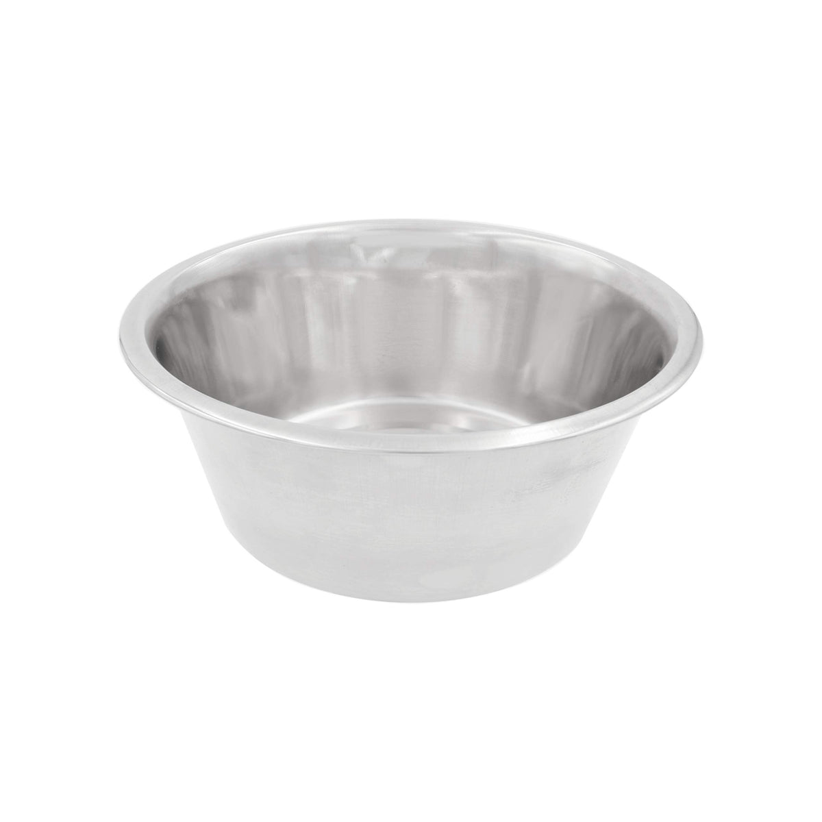 Fuzzy Puppy Pet Products Standard Feeding Bowl for Every Pet Size, Fits into Raised Feeders, Metallic Silver, Stainless Steel, 1