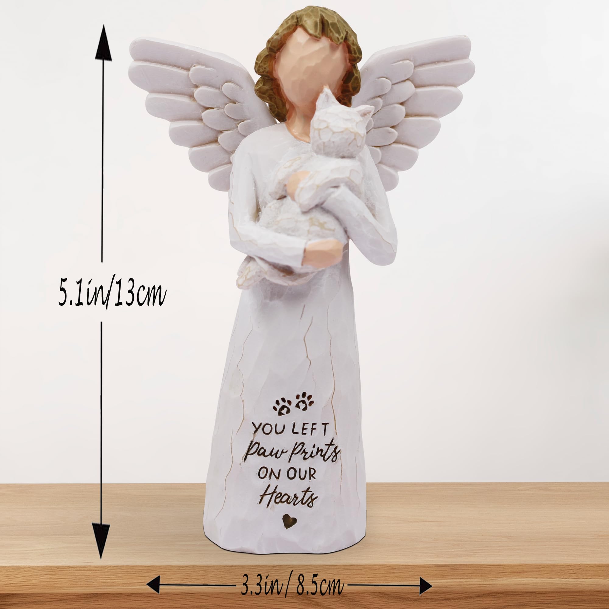 Borlesta Cat Memorial Gifts For Loss Of Cat, Pet Cat Remembrance Gifts, Loss Of Cat Sympathy Gifts For Cat Mom, Passed Away Cat
