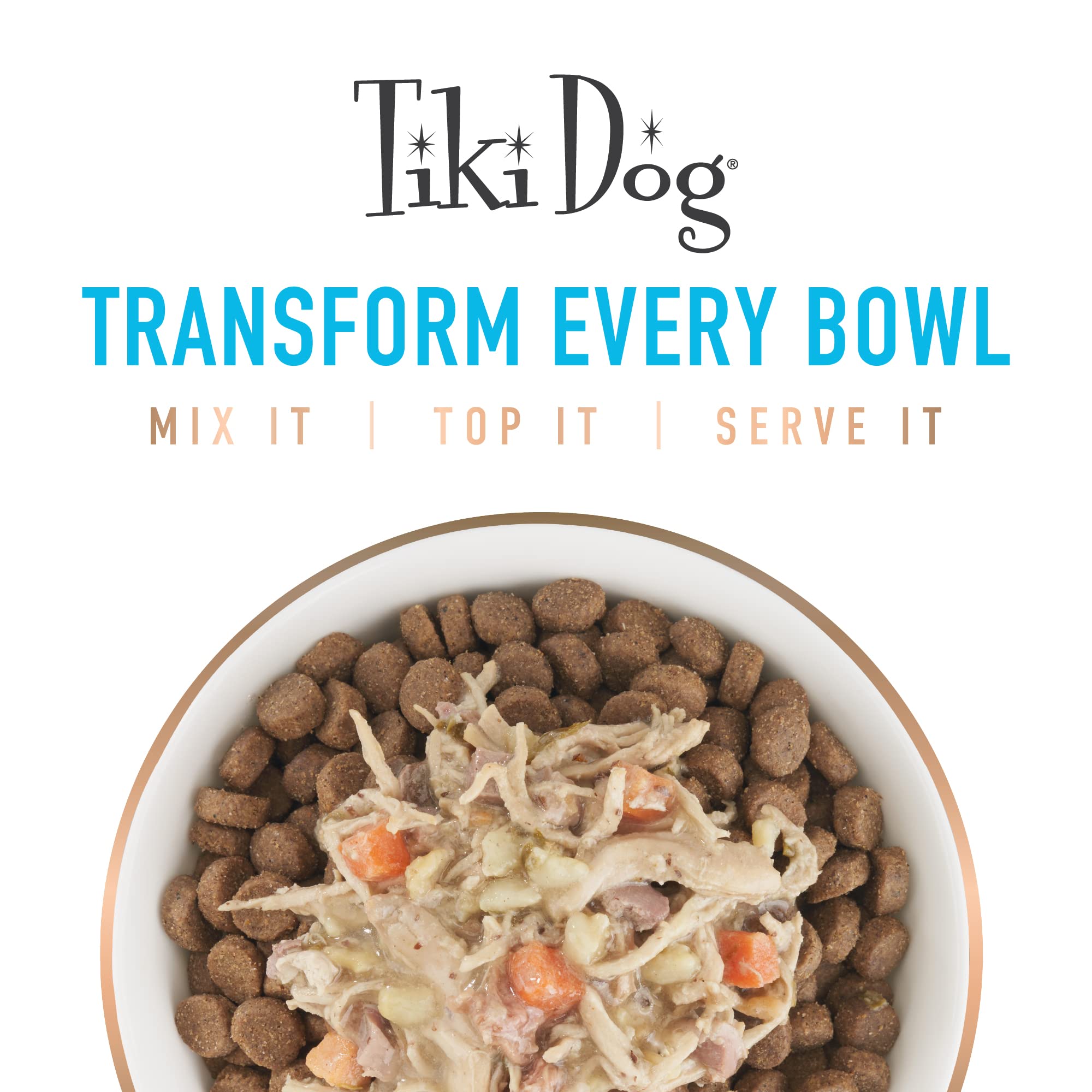Tiki Dog Born Carnivore for Dogs, Savory Chicken, Peas & Lentils Recipe, Grain Free Baked Kibble for Maximum Nutrition, For Adul
