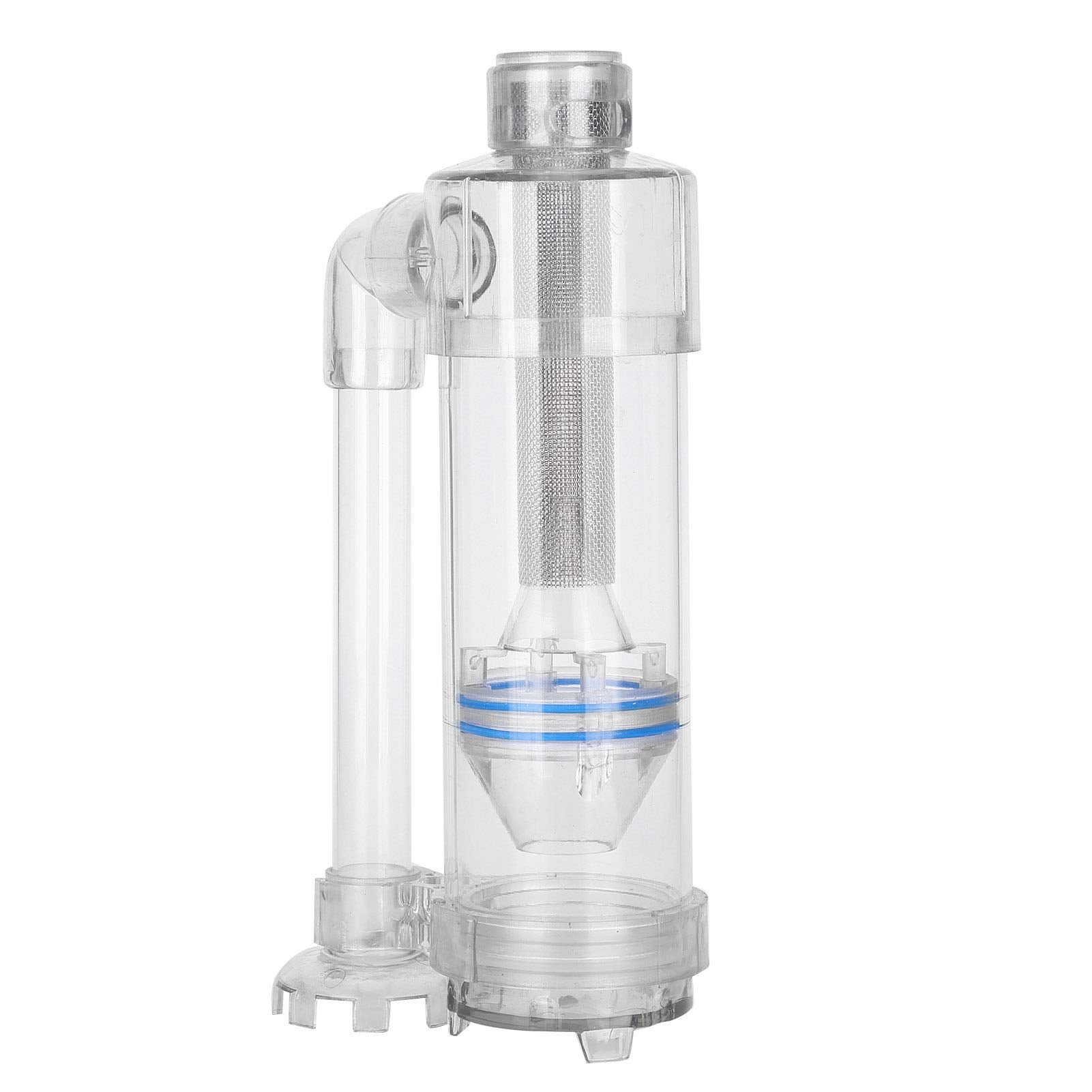 Tiiyee Fish Poop Filter, Aquarium Fish Waste Collector Internal Filter Large Suction Collect Separator Cleaner Low Noise for Bre
