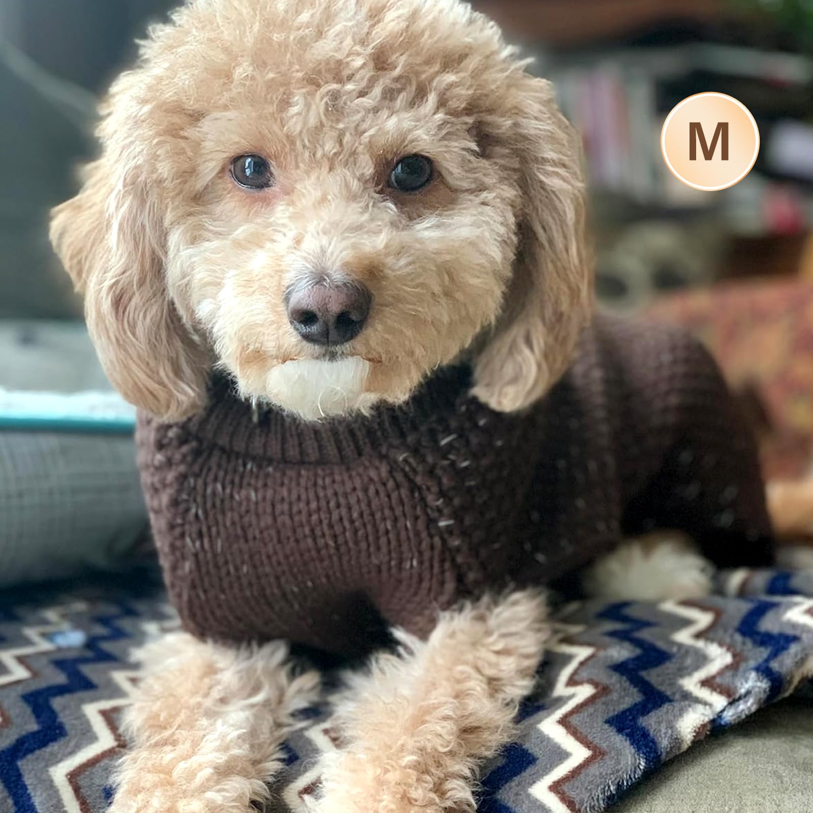 Kyeese Dog Sweaters Reflective For Small Dogs Sweater Heavy Pullover Dog Knitwear