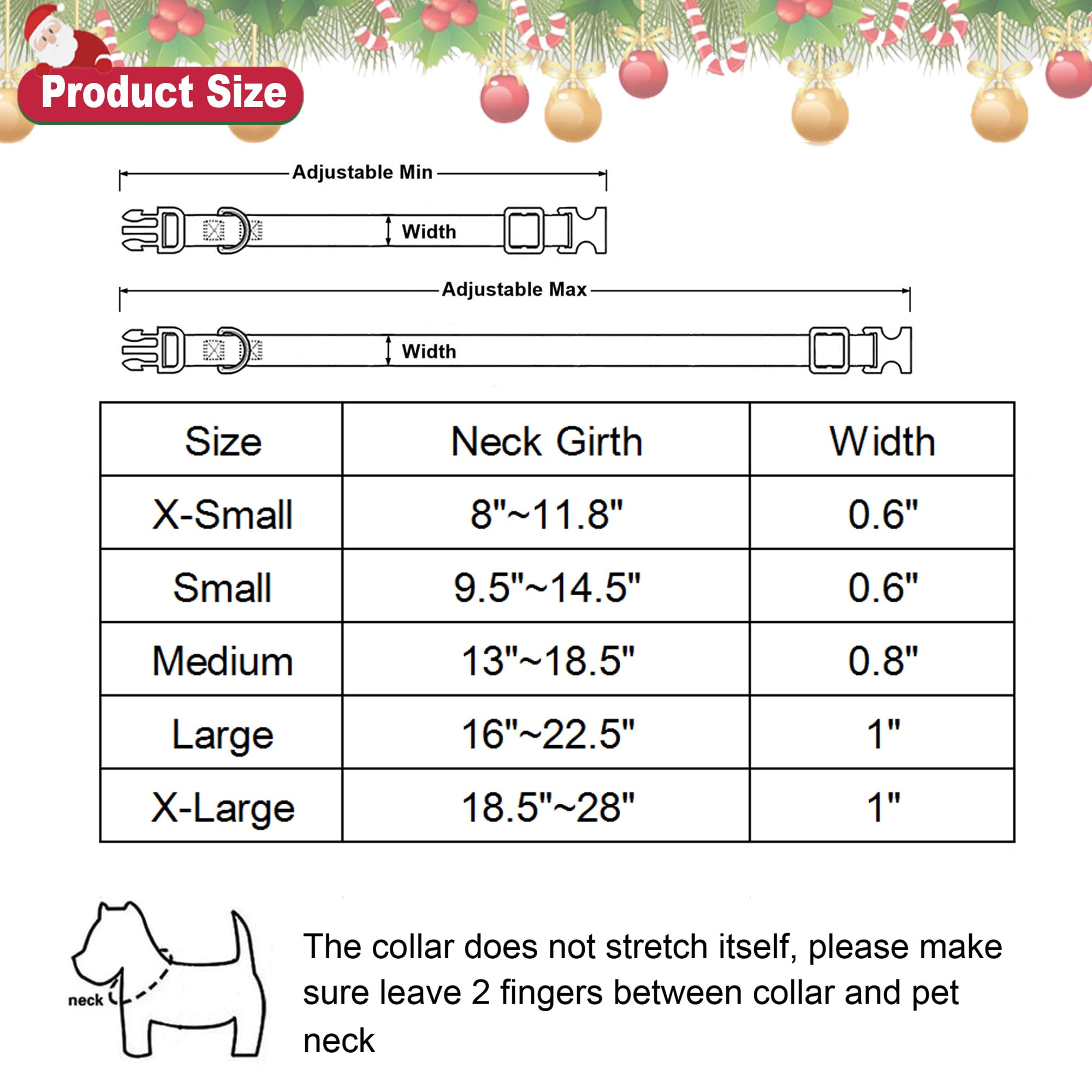 Adoggygo 2 Pack Christmas Dog Collar With Bow Tie, Classic Plaid Red Green Dog Collars With Removable Bowtie Christmas Collars For Medium Dogs Pets (Medium)