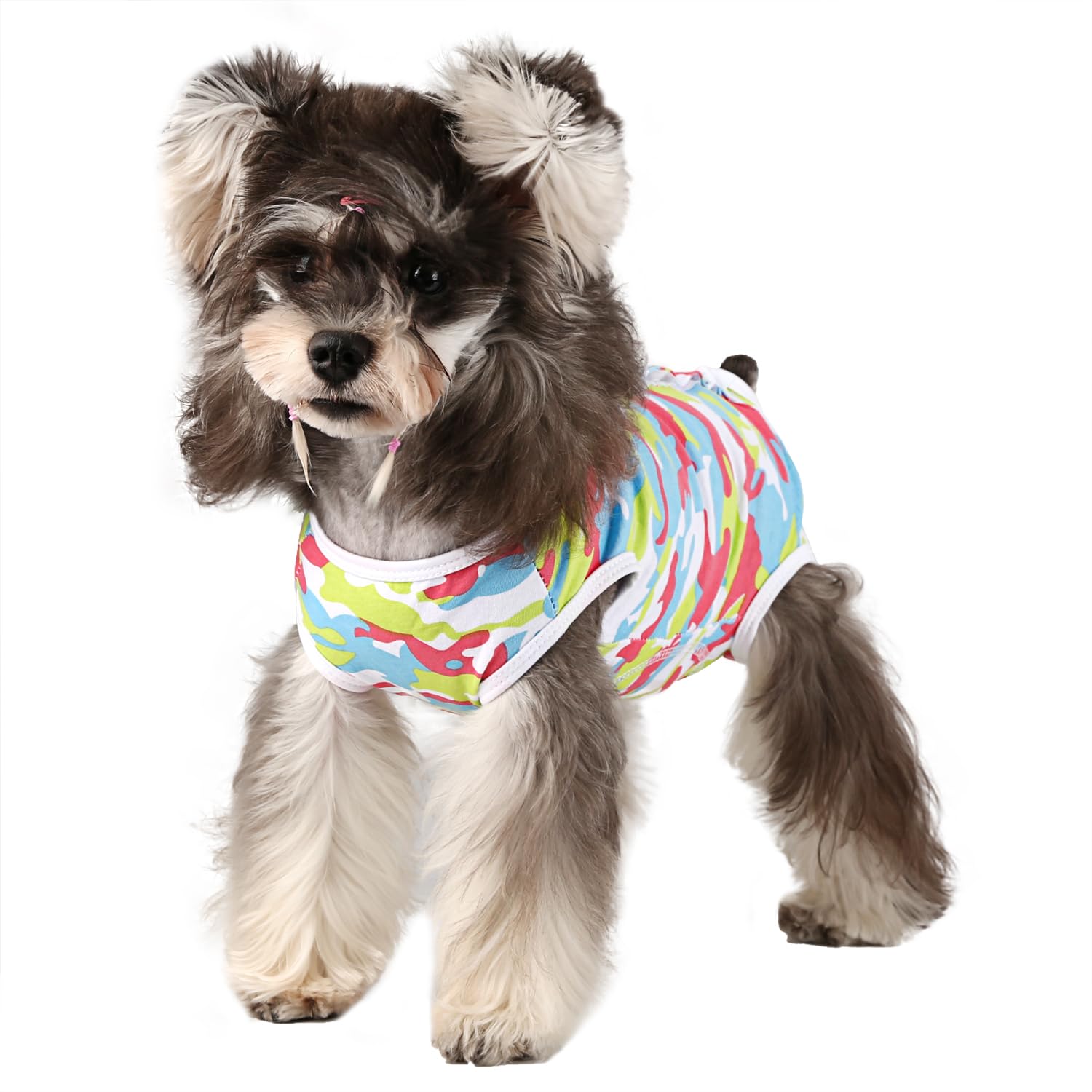 Etdane Dog Diapers Sanitary Panties Pet Period Onesie For Female Male Dogs Camouflage/Xl