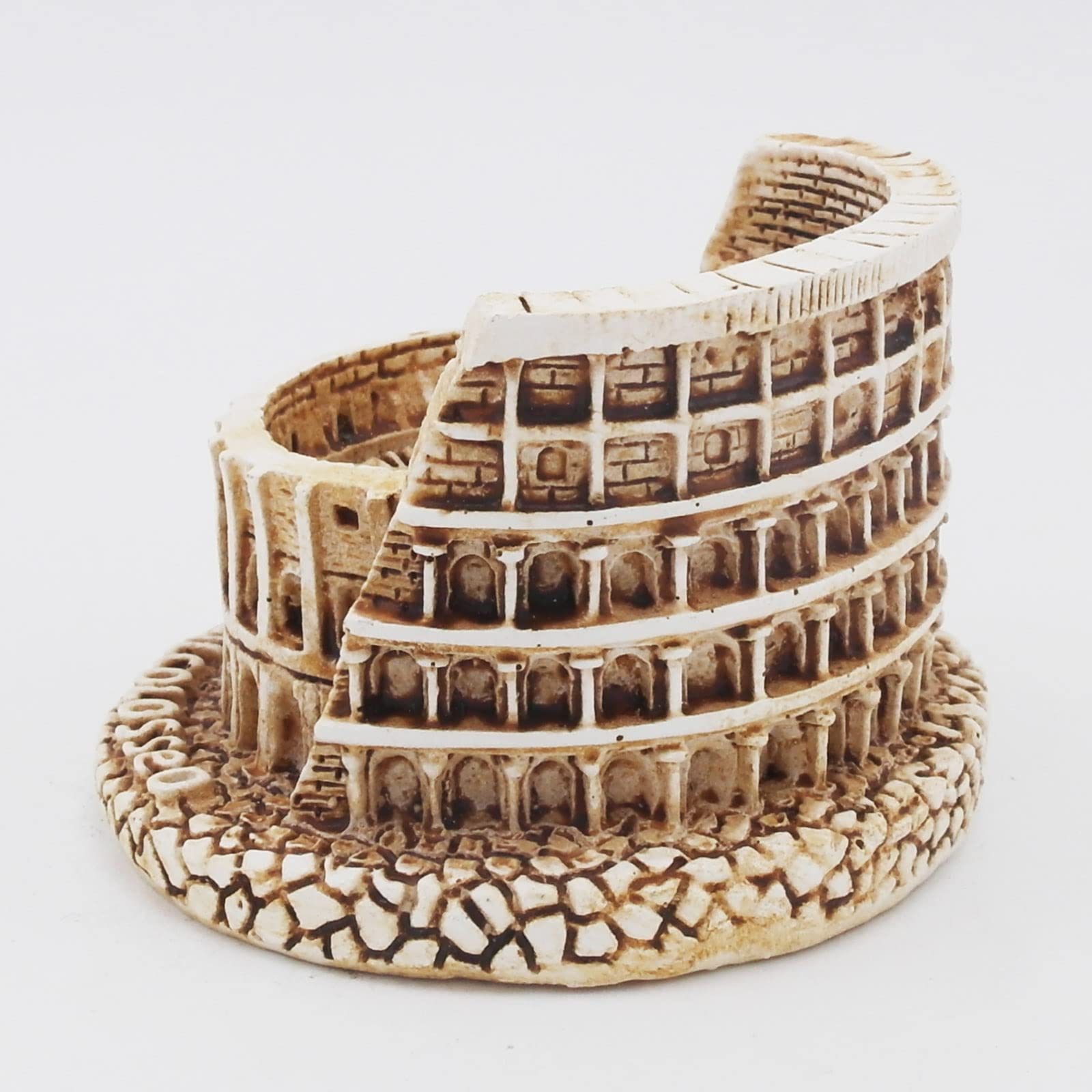 Kocris Casa Rome Colosseum Fish Tank Decorations Ancient Arena Amphitheatre Roman Reptile Turtle Lizard Spider Tanks Terrarium Building Décor Ornament Pet