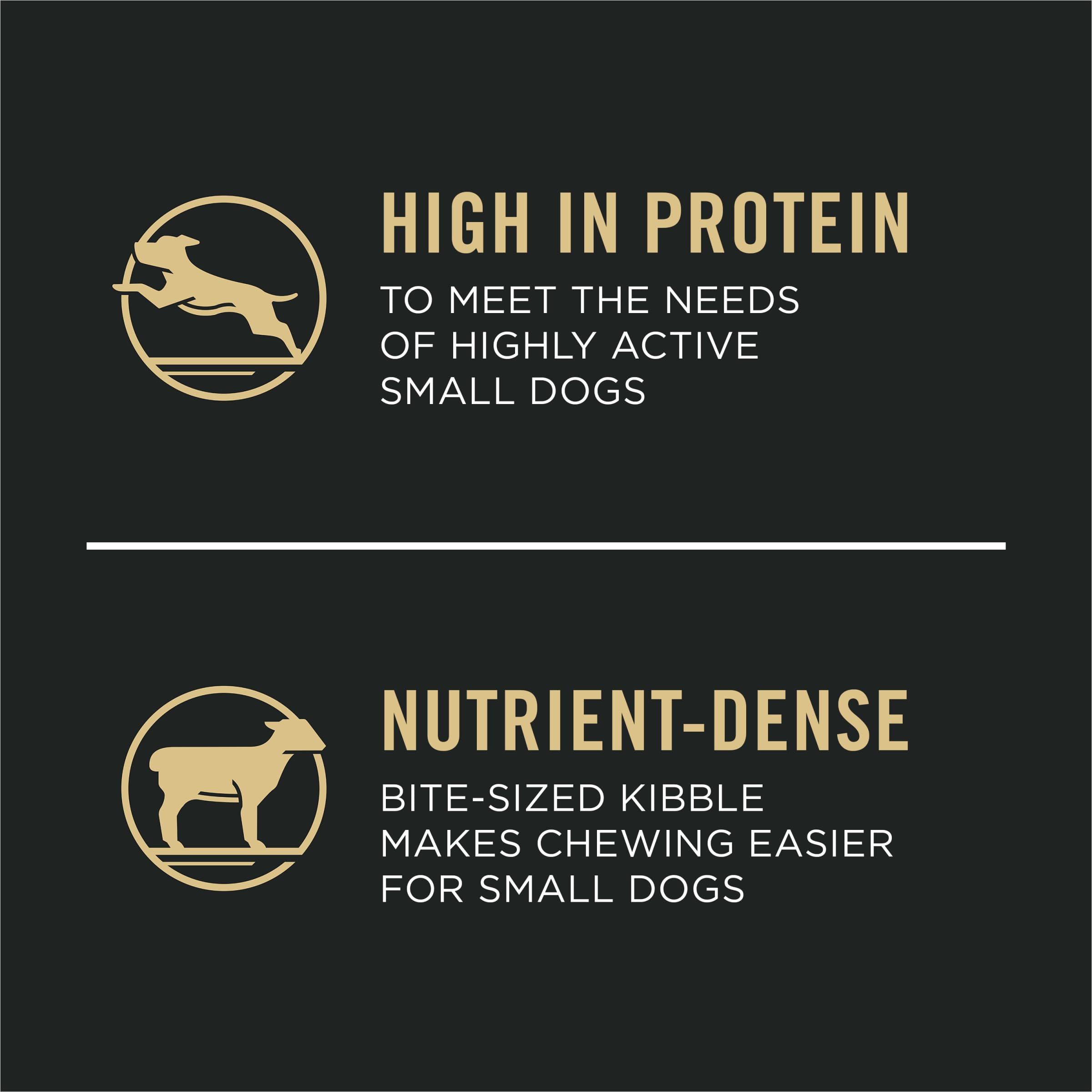 Purina Pro Plan Small Breed High Protein Dog Food Dry Shredded Blend Lamb and Rice Formula - 6 lb. Bag