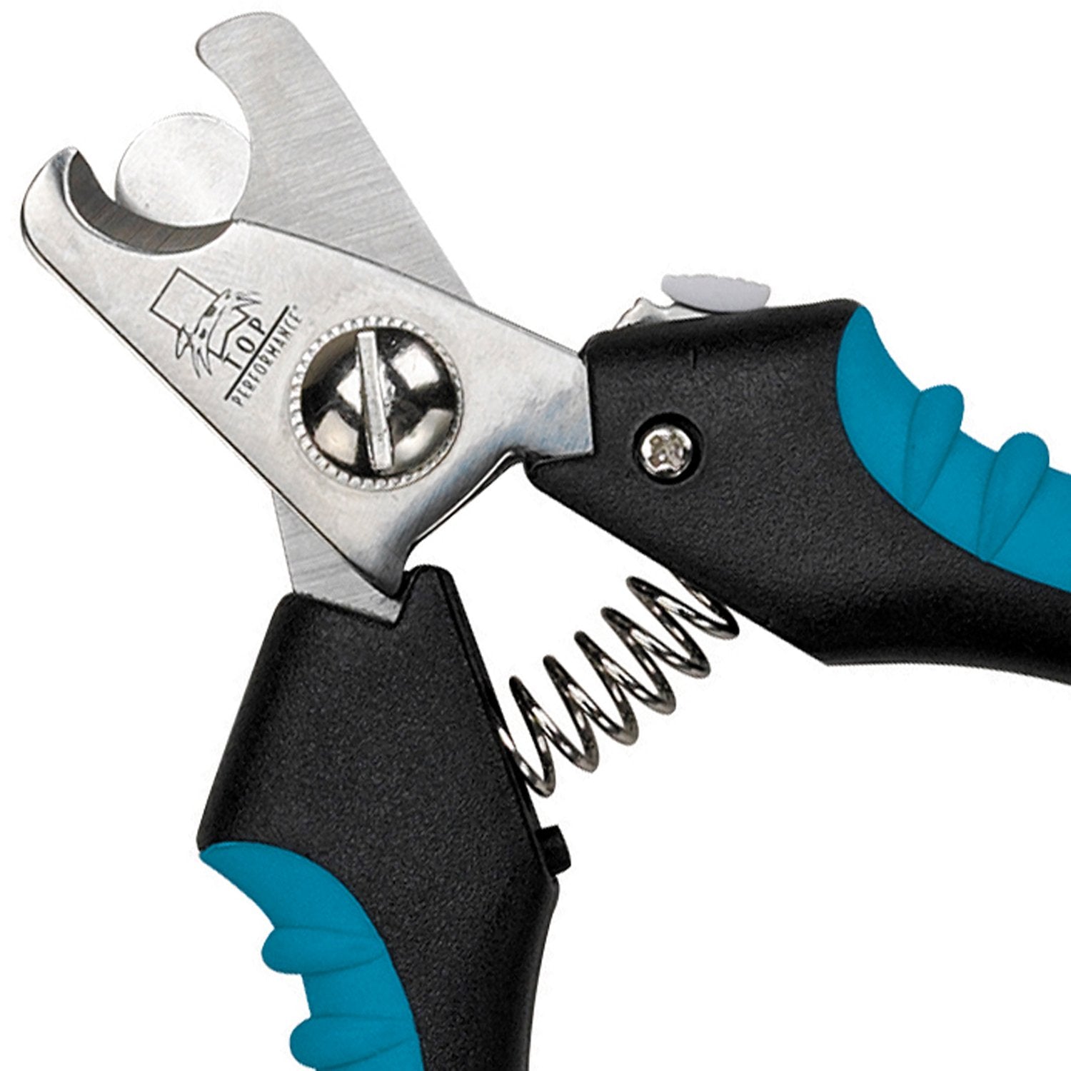 Master Grooming Tools Ergonomic Pro Nail Clippers — Professional Clippers For Trimming Pet Nails - Small, 5?',Black/Teal