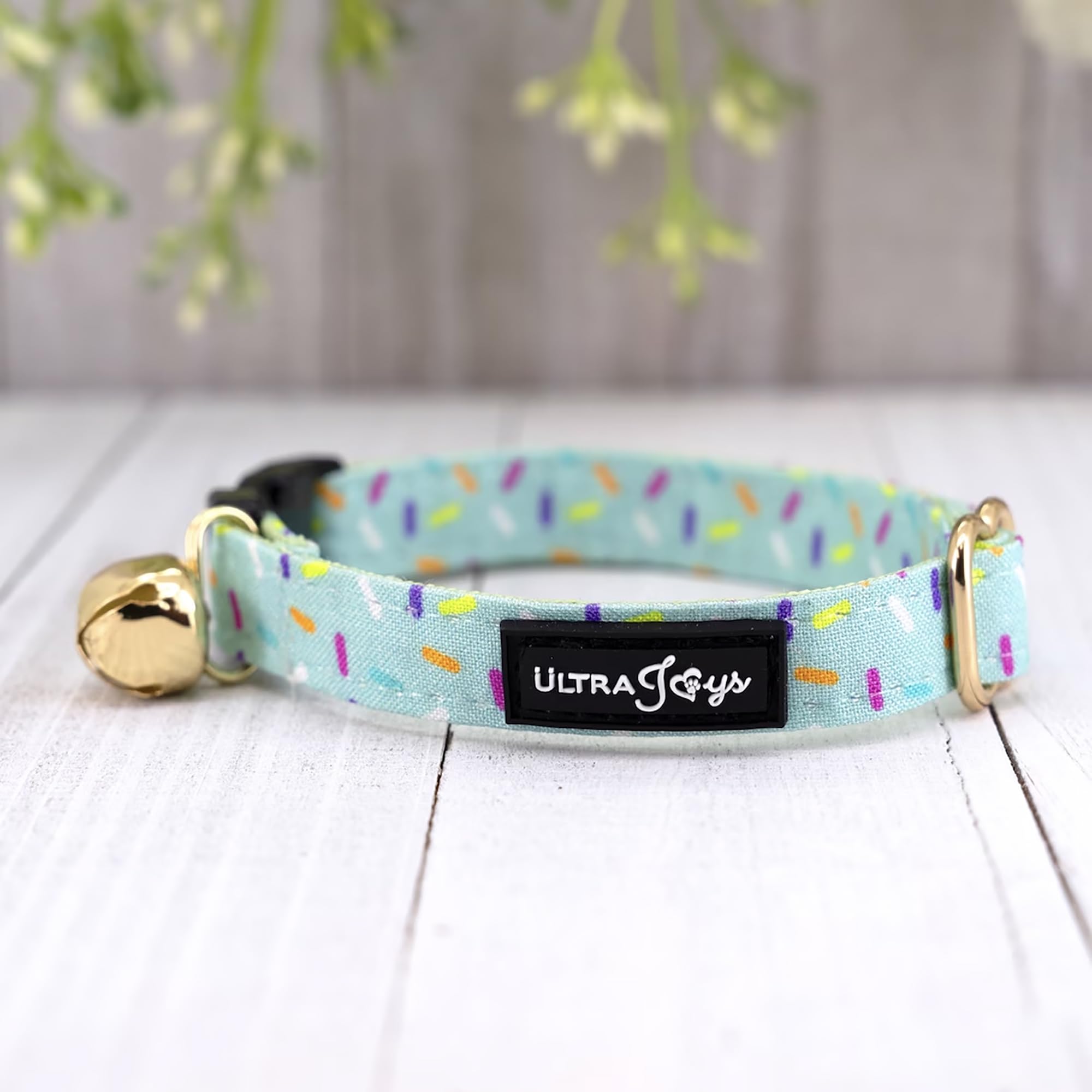 Ultra Joys Breakaway Cat Collar - Kitten To Adult, Bells, Boy & Girl Cat Collars, Birthday Gift