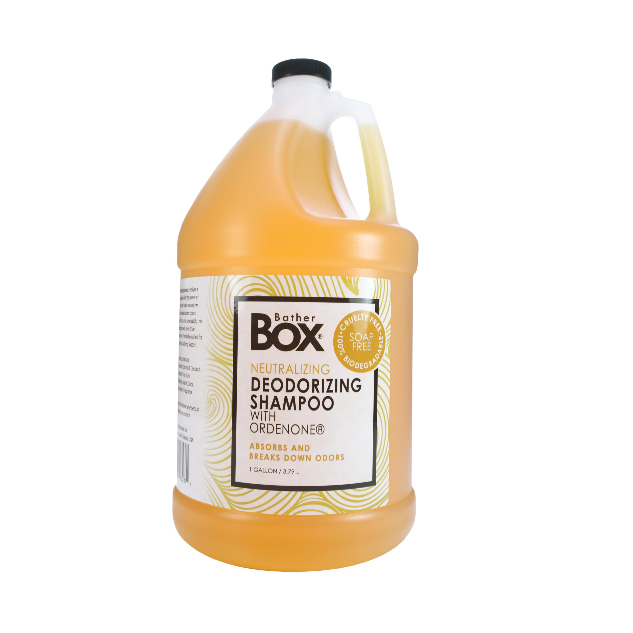 Batherbox Deodorizing Dog Shampoo, 1 Gallon - Odor Eliminator, Eliminates Stinky, Smelly Pet Odors, Deodorizes Pet Odors And Fre