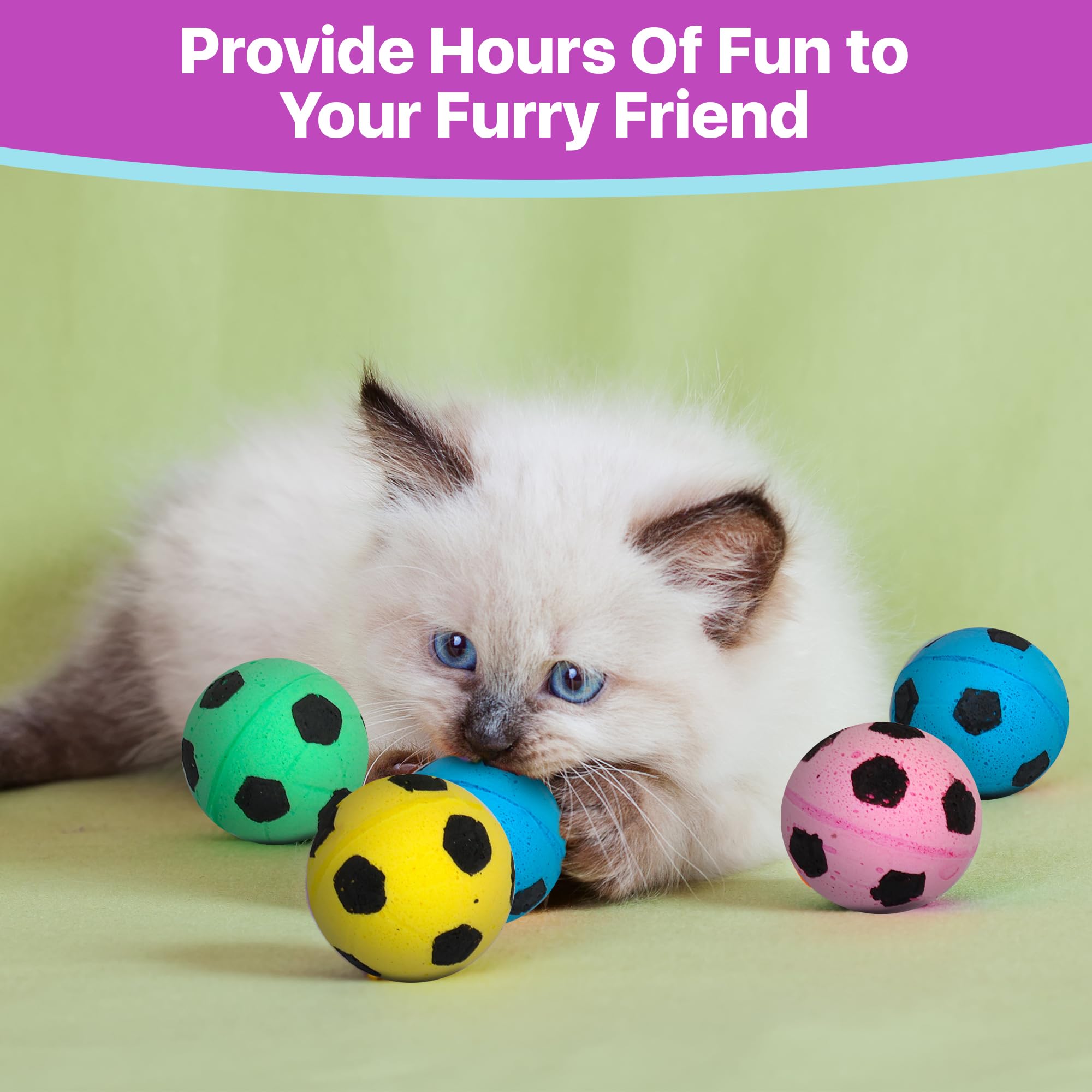 Ethical Products 773095 Sponge Soccerballs 4Pk