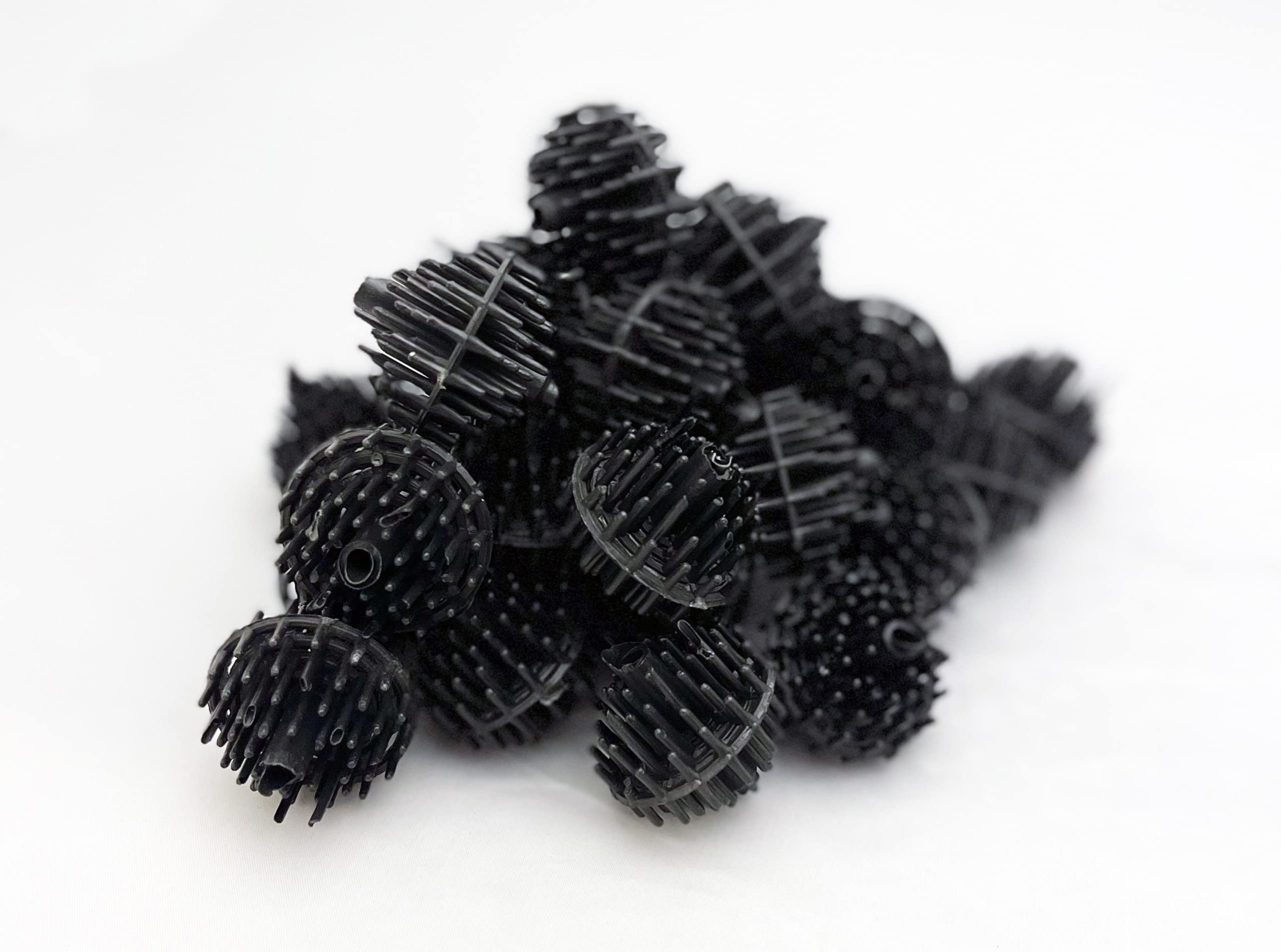 Aquarium Masters Bio Balls Filter Media - 300 Count, 1.5 Inch, Includes Mesh Bag with Zipper for Easy Access
