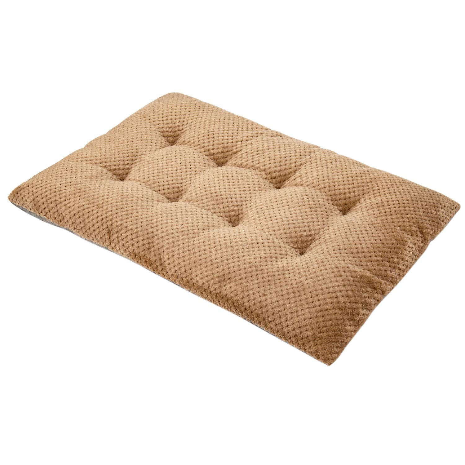 Wonder Miracle Fuzzy Deluxe Pet Beds, Super Plush Dog Or Cat Beds Ideal For Dog Crates, Machine Wash & Dryer Friendly (23'' X 35