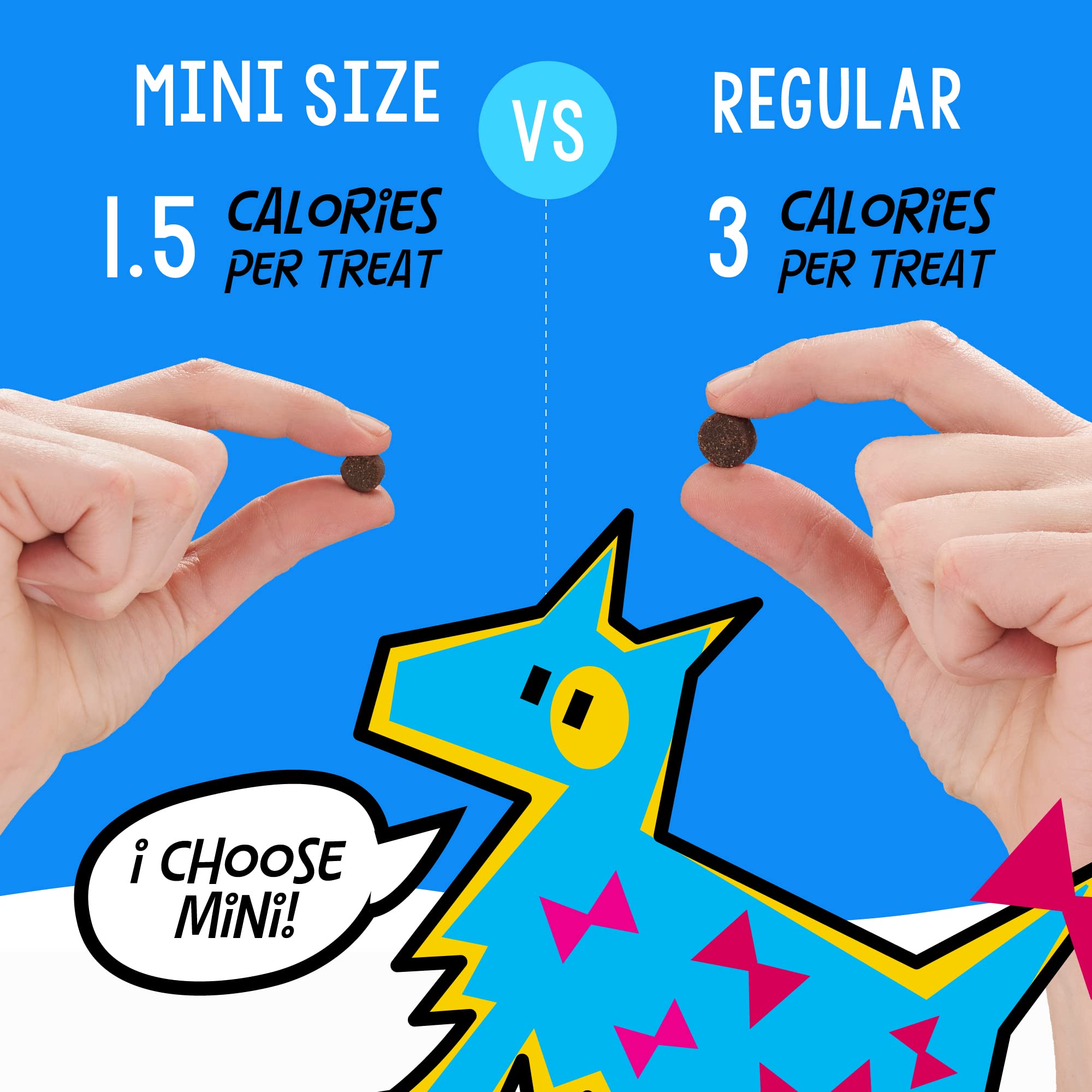 Crazy Dog Mini Train-Me! Training Treats 10 oz. Pouch, Chicken Flavor, with 500 Treats per Bag, Recommended by Dog Trainers