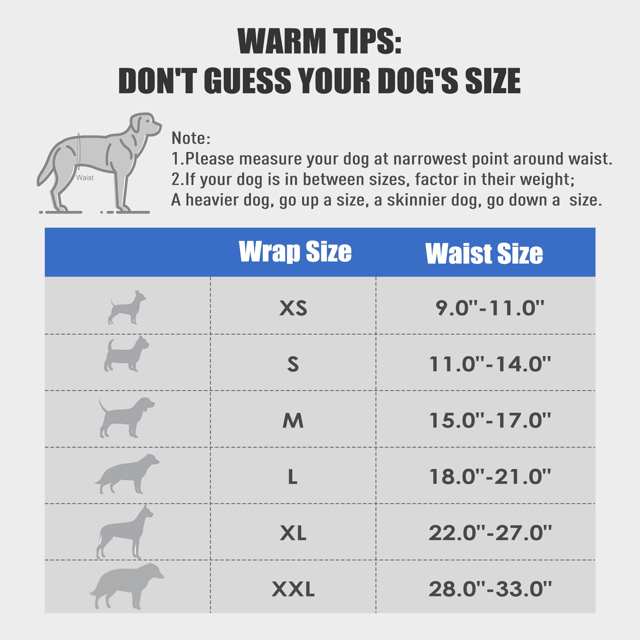 Wegreeco Washable Dog Diapers - Washable Male Dog Belly Wrap - Pack Of 3 - (Black,Blue,Olive,Medium)