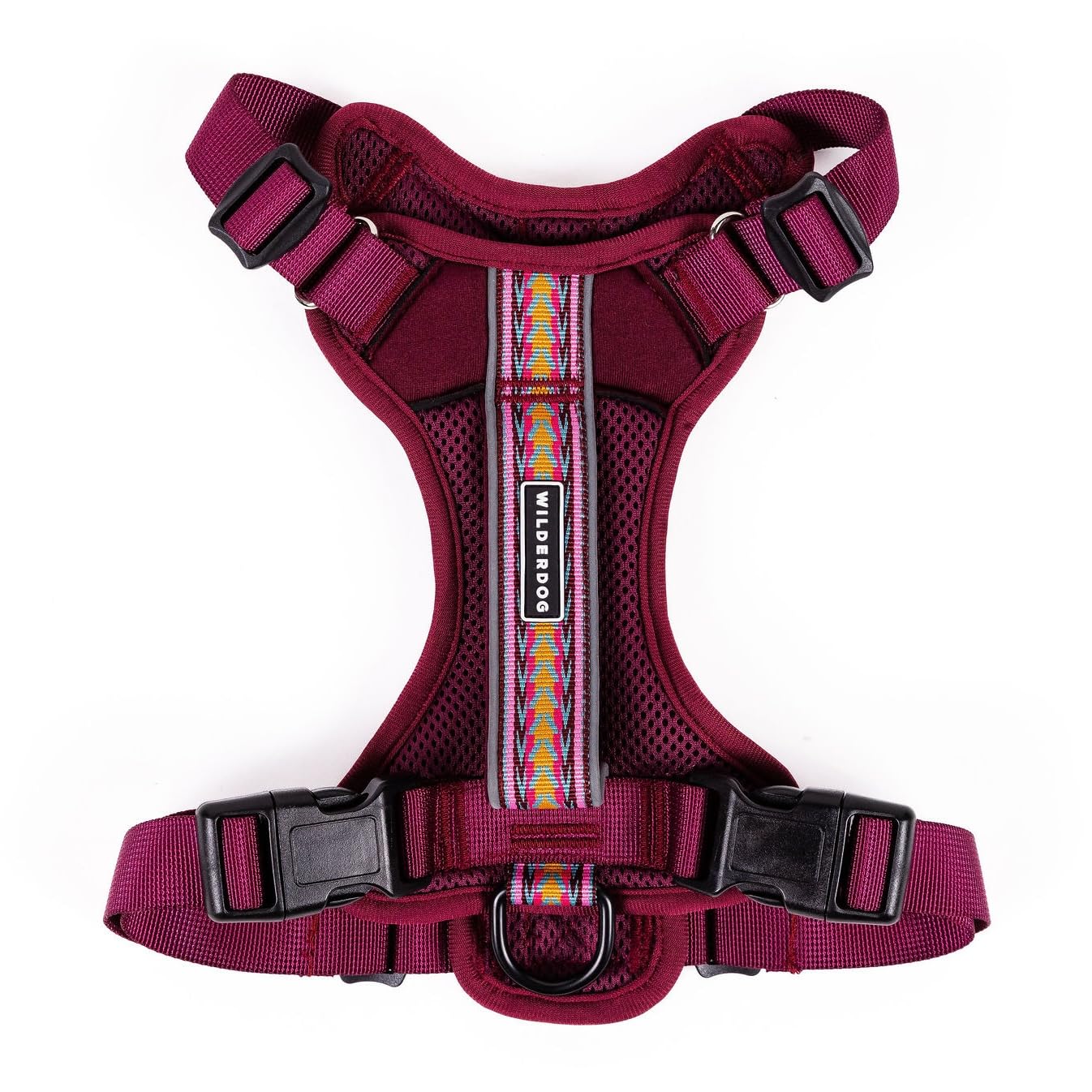 Wilderdog Lightweight Dog Harness With Reflective Straps - Large - Huckleberry