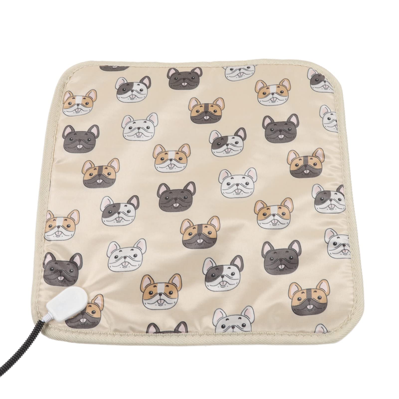 Electric Pet Blanket Heated Dog Mat 9 Speeds Waterproof 6 Layers Adjustable Temperature Chew Resistant Warm with Cable Timer (EU