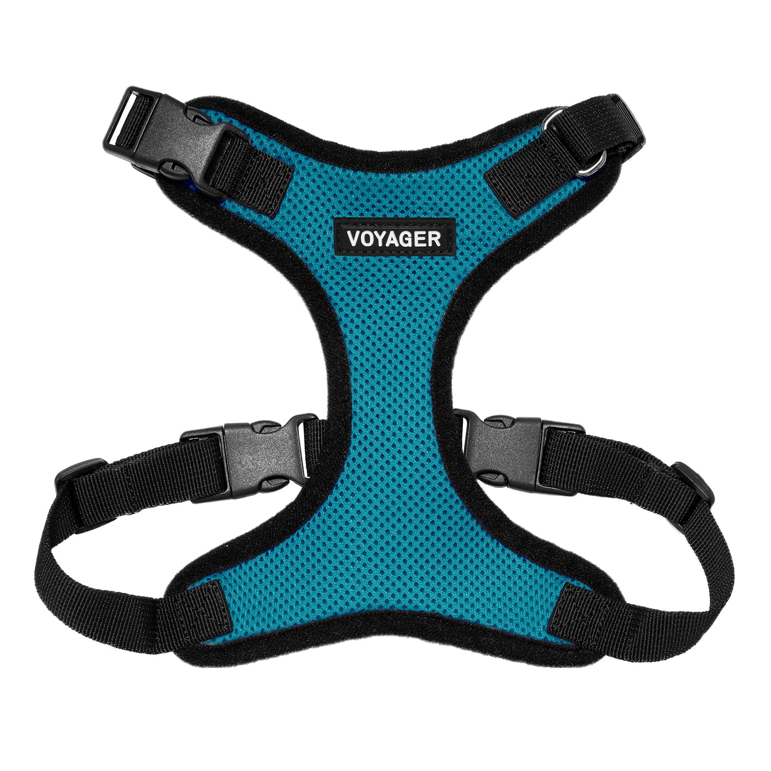 Voyager Step-in Lock Pet Harness - All Weather Mesh, Adjustable Step in Harness for Cats and Dogs by Best Pet Supplies - Turquoi