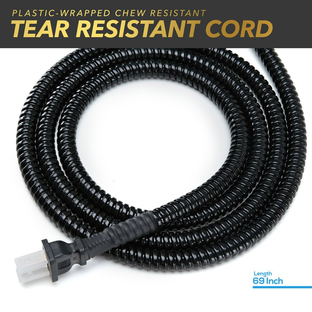 Petfactors Heated Pet Bowl, Outdoor Pet Thermal Water Bowl, Dog Cat Heated Water Bowl With 69 Inch Chew Resistant Cord And Waterproof On/Off Switch