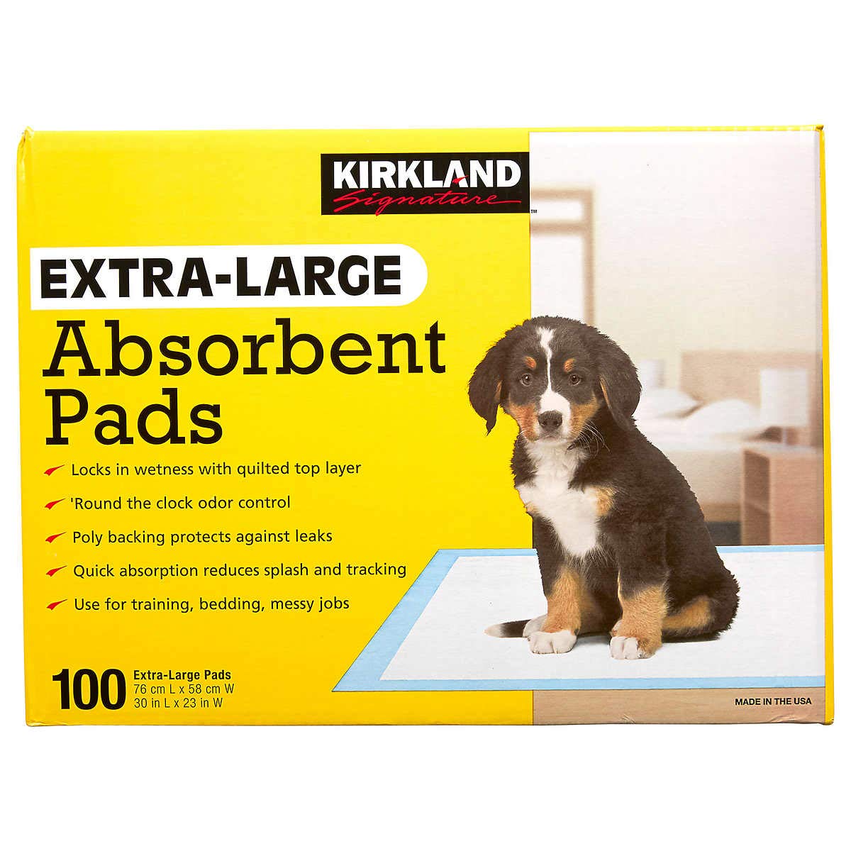 Unbrandedx Kirkland Signature Extra-Large Absorbent Pads, 30 In L X 23 In W, 100-Count