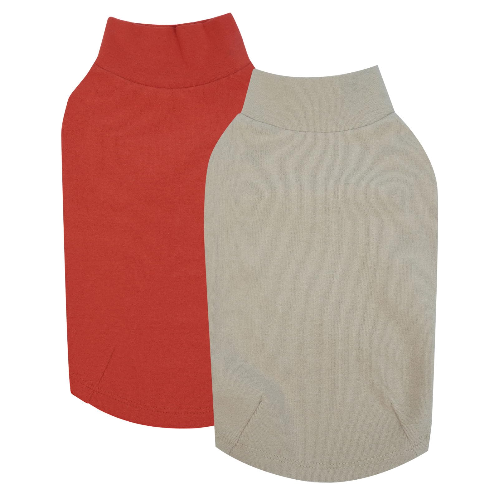 2 Pack Xs Letsqk Breathable Long-Sleeve Solid Dog Tee For Extra Small Dogs, Skin-Friendly Dog T-Shirt, Ideal Chihuahua Apparel, 