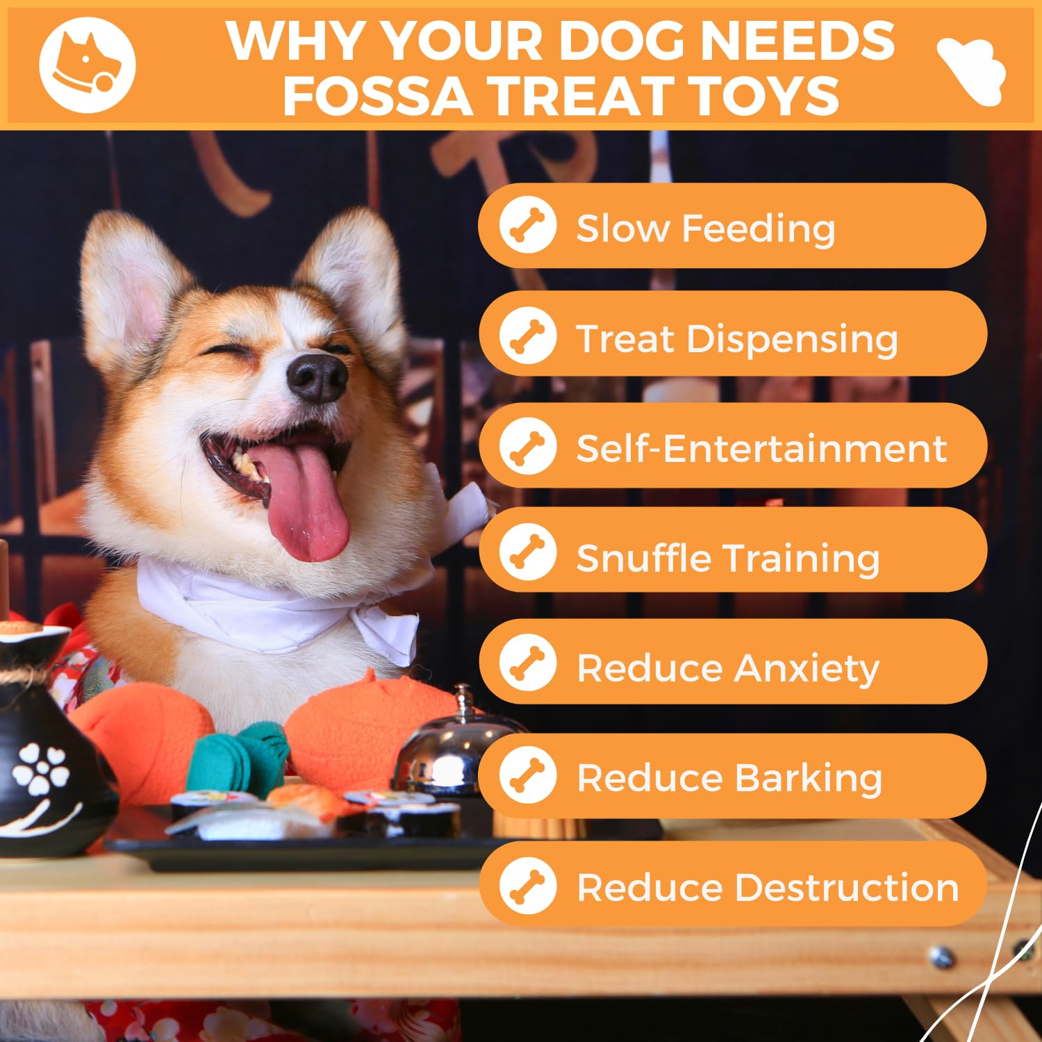 Boredom Buster For Medium & Large Dog, Interactive Treat Puzzle Rug, Slow Feeder Mat With Squeaky Carrots, 20-40 Mins Self-Enter