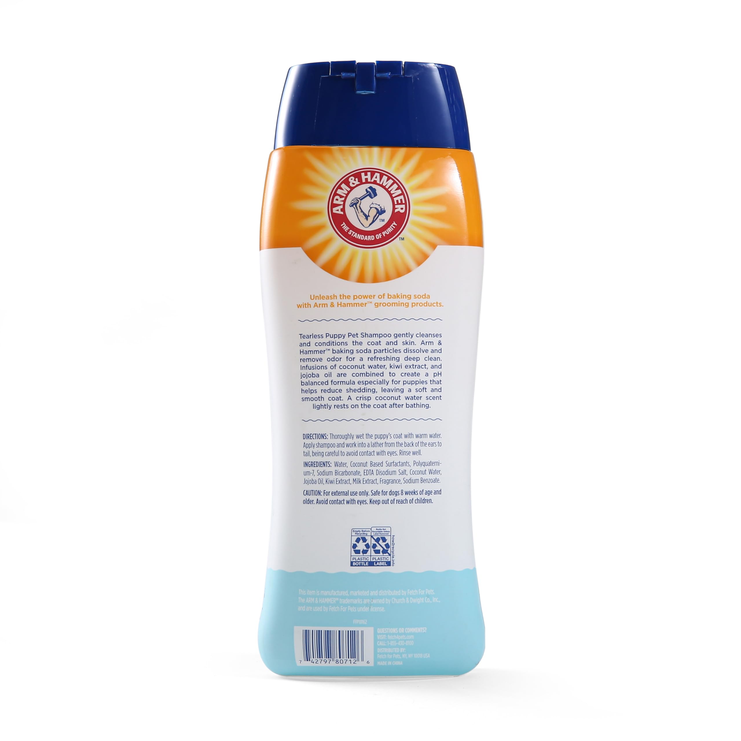 Arm & Hammer for Pets Tearless Puppy Shampoo | Gentle & Effective Tearless Shampoo for Puppies & All Dogs | Coconut Water Scent