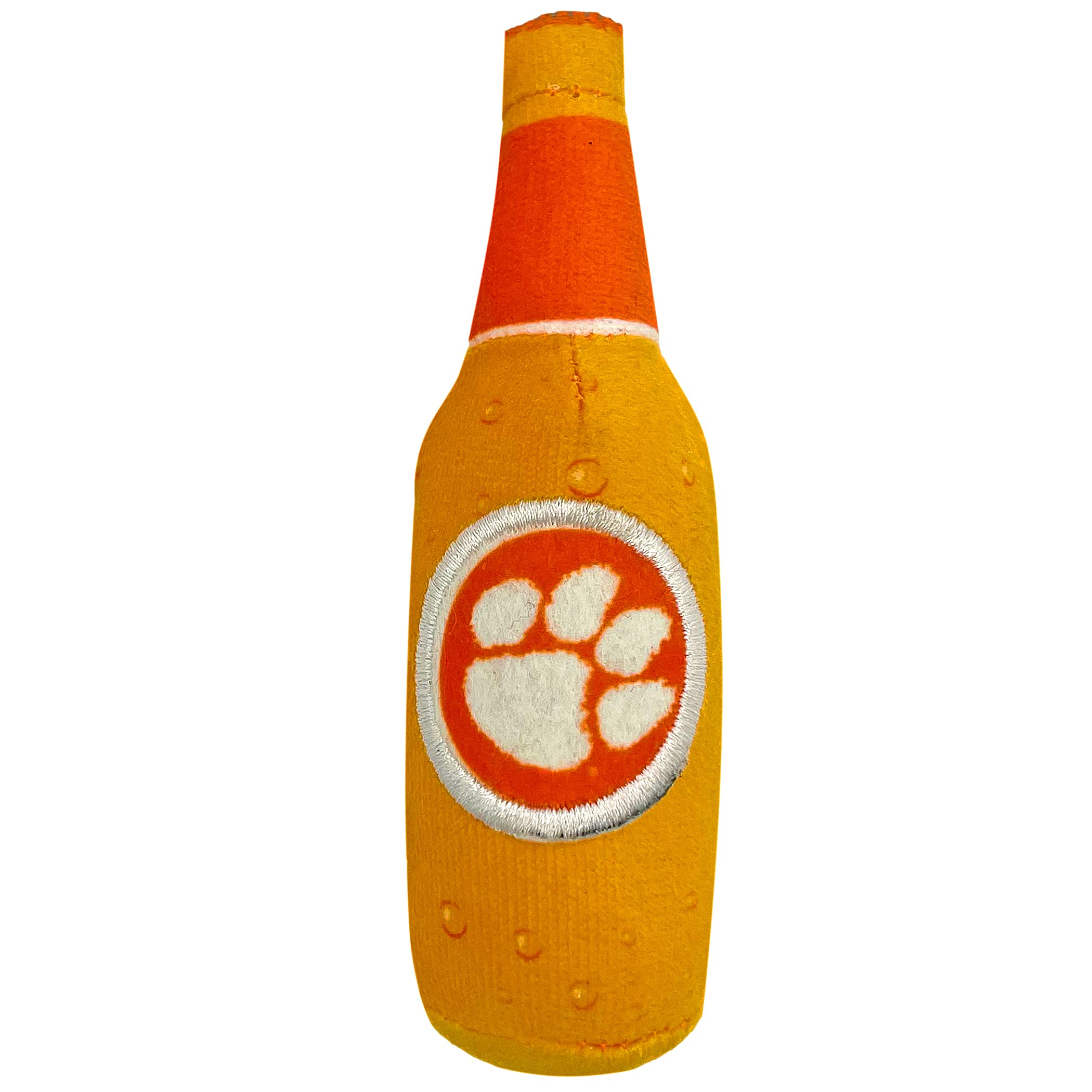 Best Plush Cat Toy - Ncaa Clemson Tigers Complete Set Of 3 Piece Cat Toys Filled With Fresh Catnip. Includes: 1 Helmet Cat Toy, 1 Football Cat Toy With Feathers & 1 Beer Bottle. Beautiful Team Logos