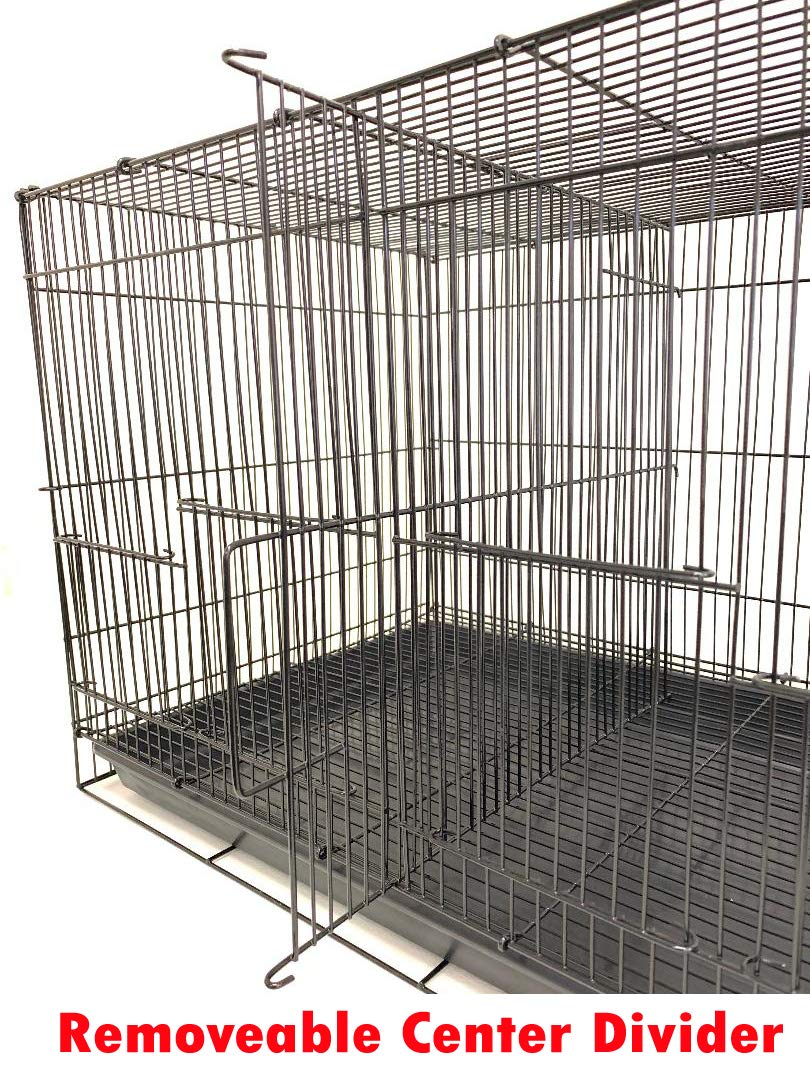 Lot Of Breeding Bird Flight Cages For Canary Parakeet Aviaries Budgies Lovebird Finch (24' White Divider)