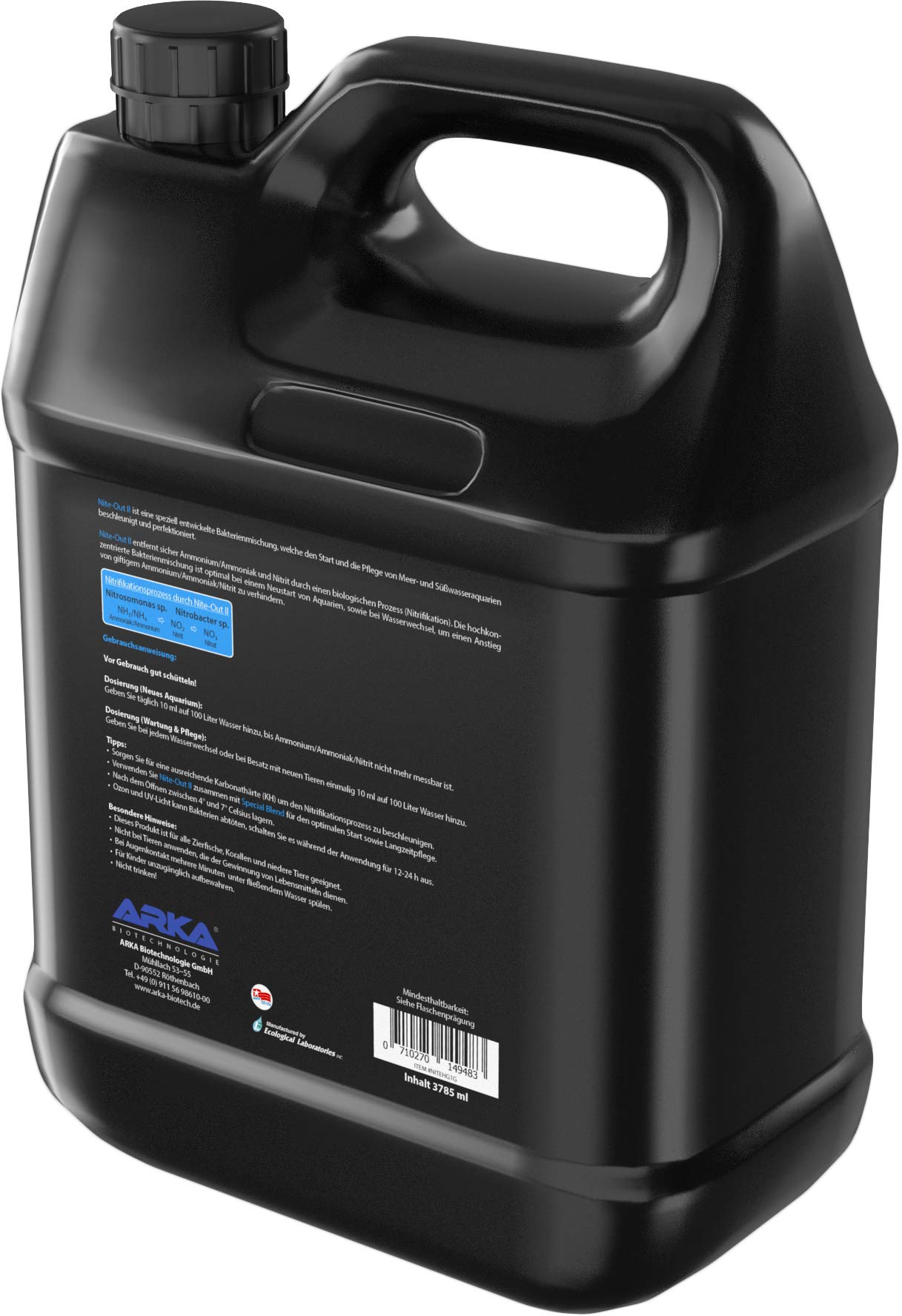 MICROBE-LIFT NITEH64 Nite-Out II Aquarium and Fish Tank Cleaner for Rapid Ammonia and Nitrite Reduction, Freshwater and Saltwate